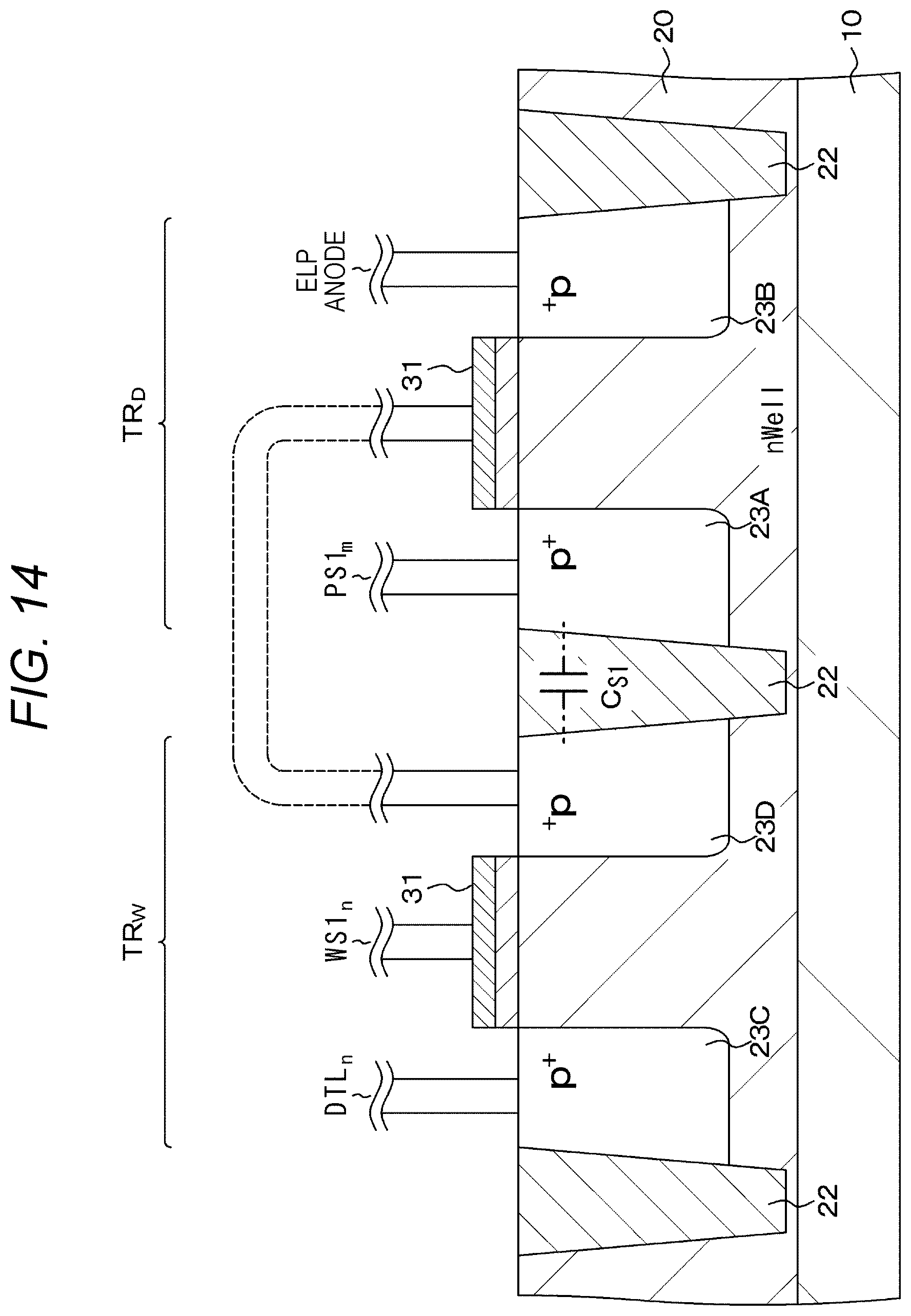 Patent US12367837 Figure 14 – Display element, display device, and electronic device