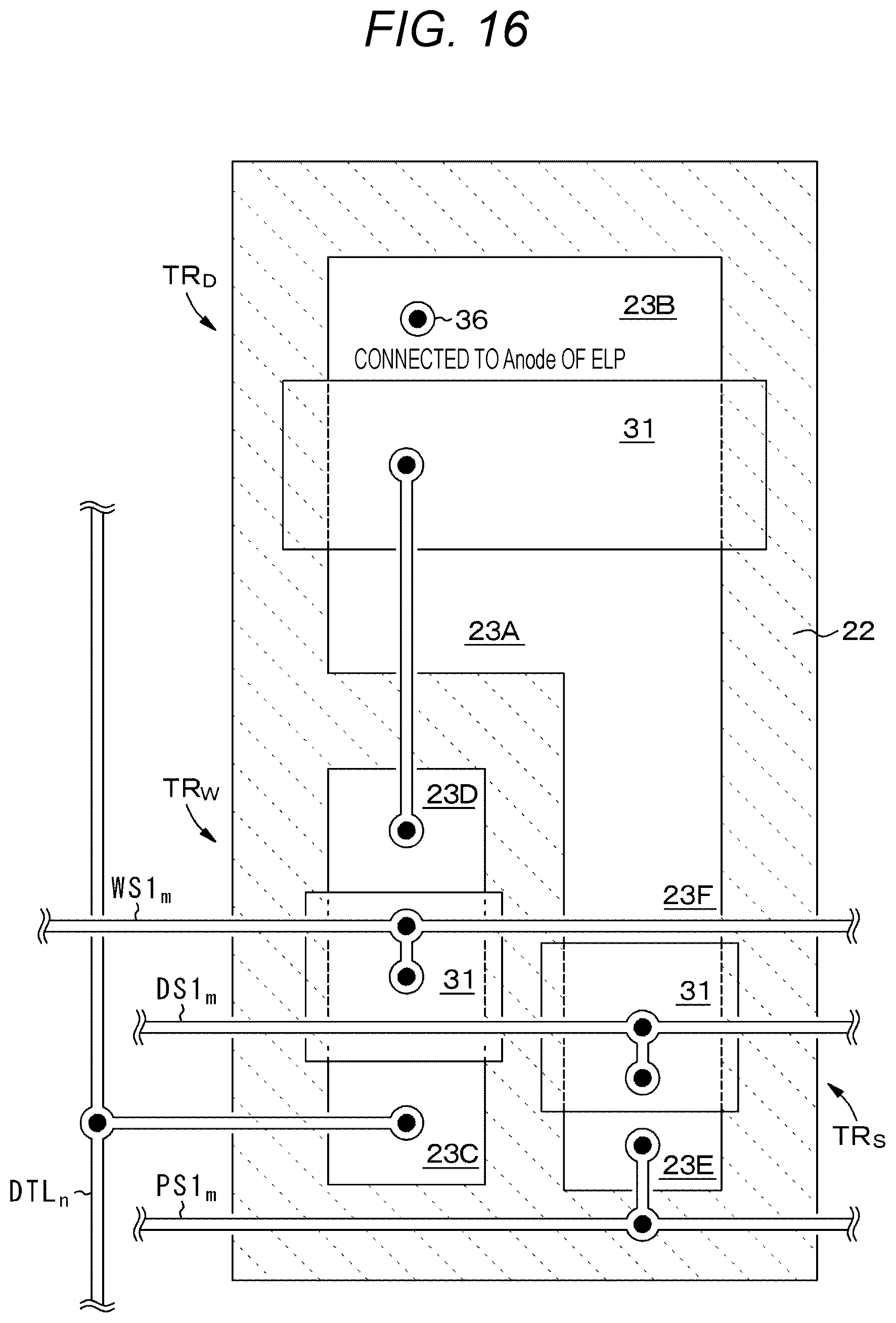 Patent US12367837 Figure 16 – Display element, display device, and electronic device