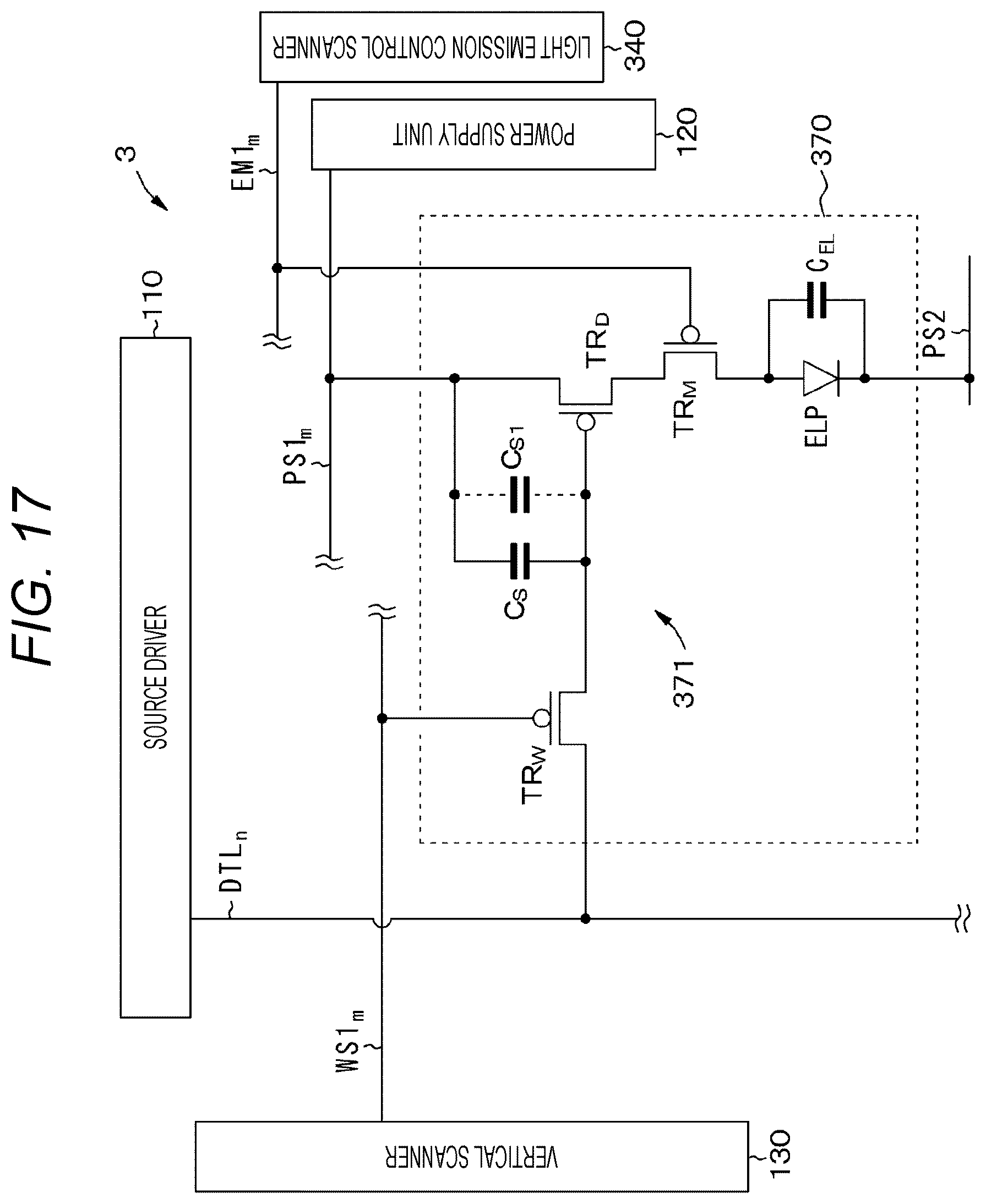 Patent US12367837 Figure 17 – Display element, display device, and electronic device