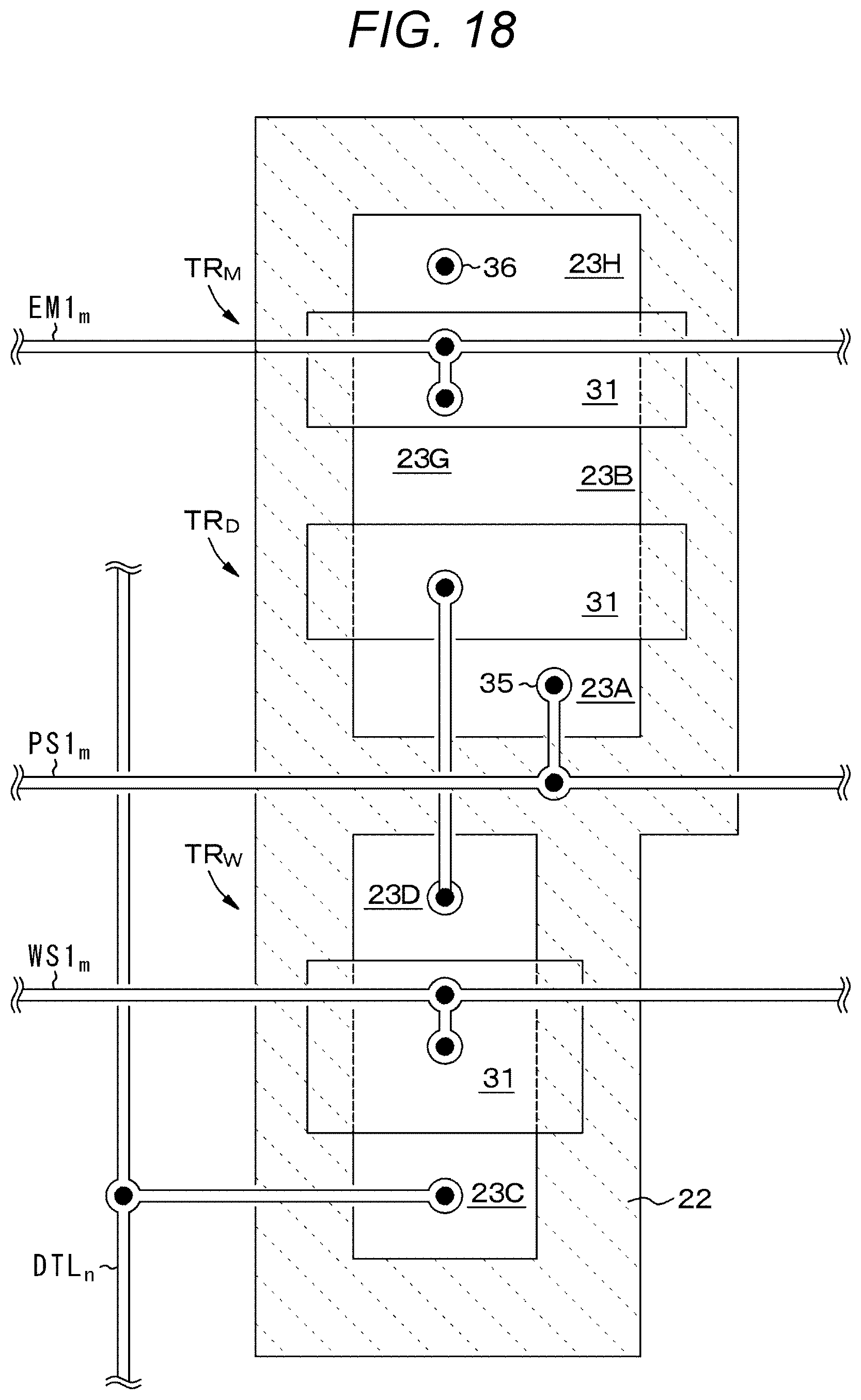 Patent US12367837 Figure 18 – Display element, display device, and electronic device