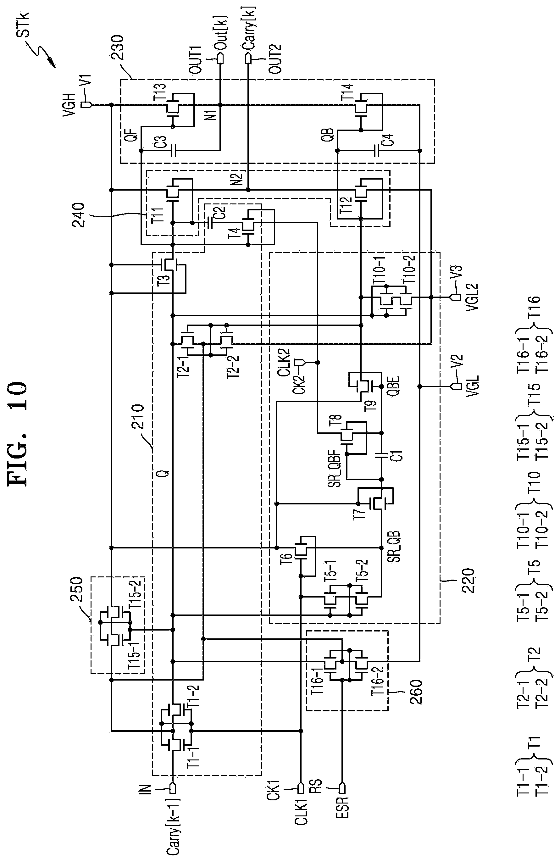 Patent US12367838 Figure 10 – Gate driver