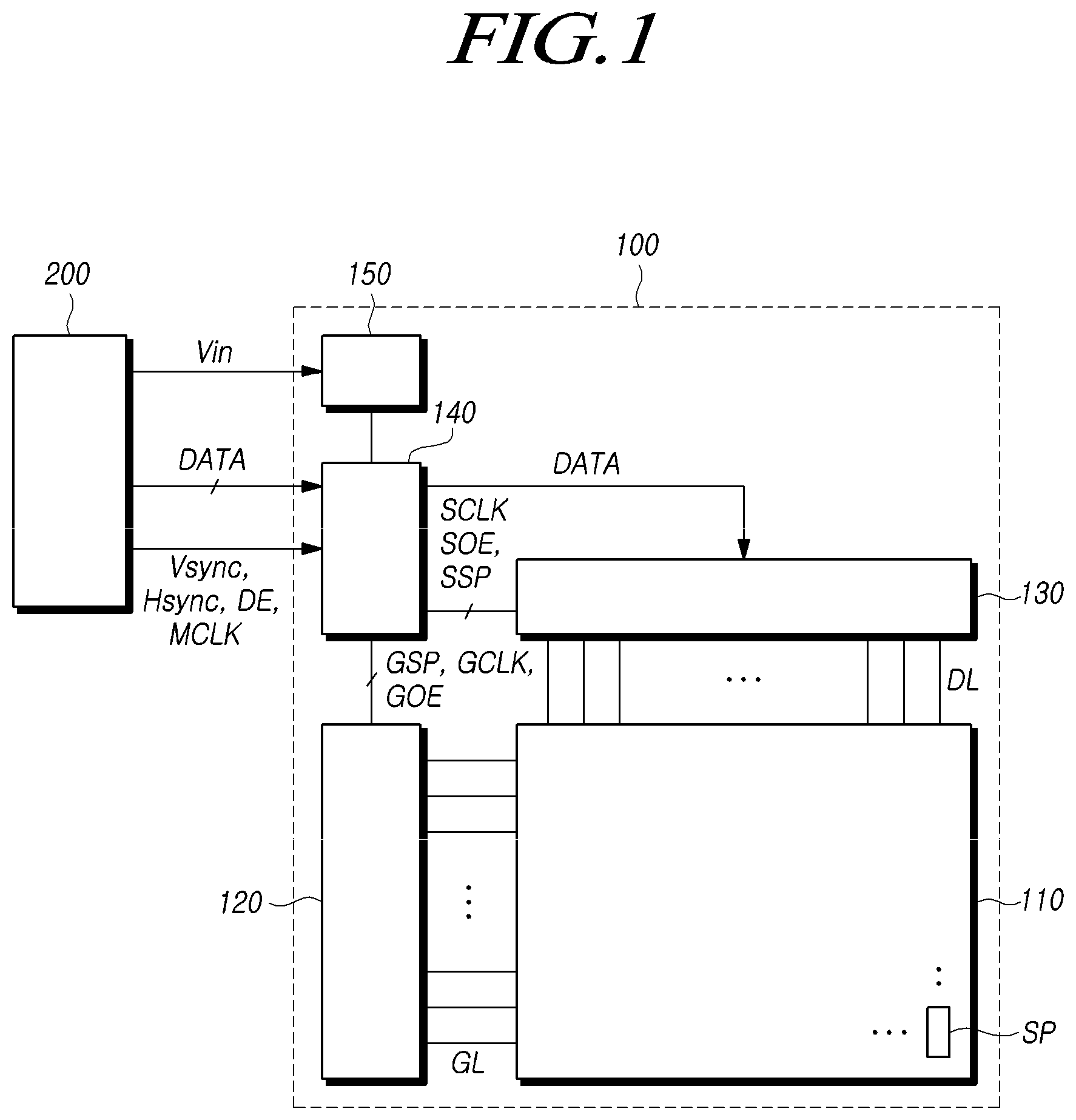 Patent US12367839 Figure 1 – Display device and display driving method