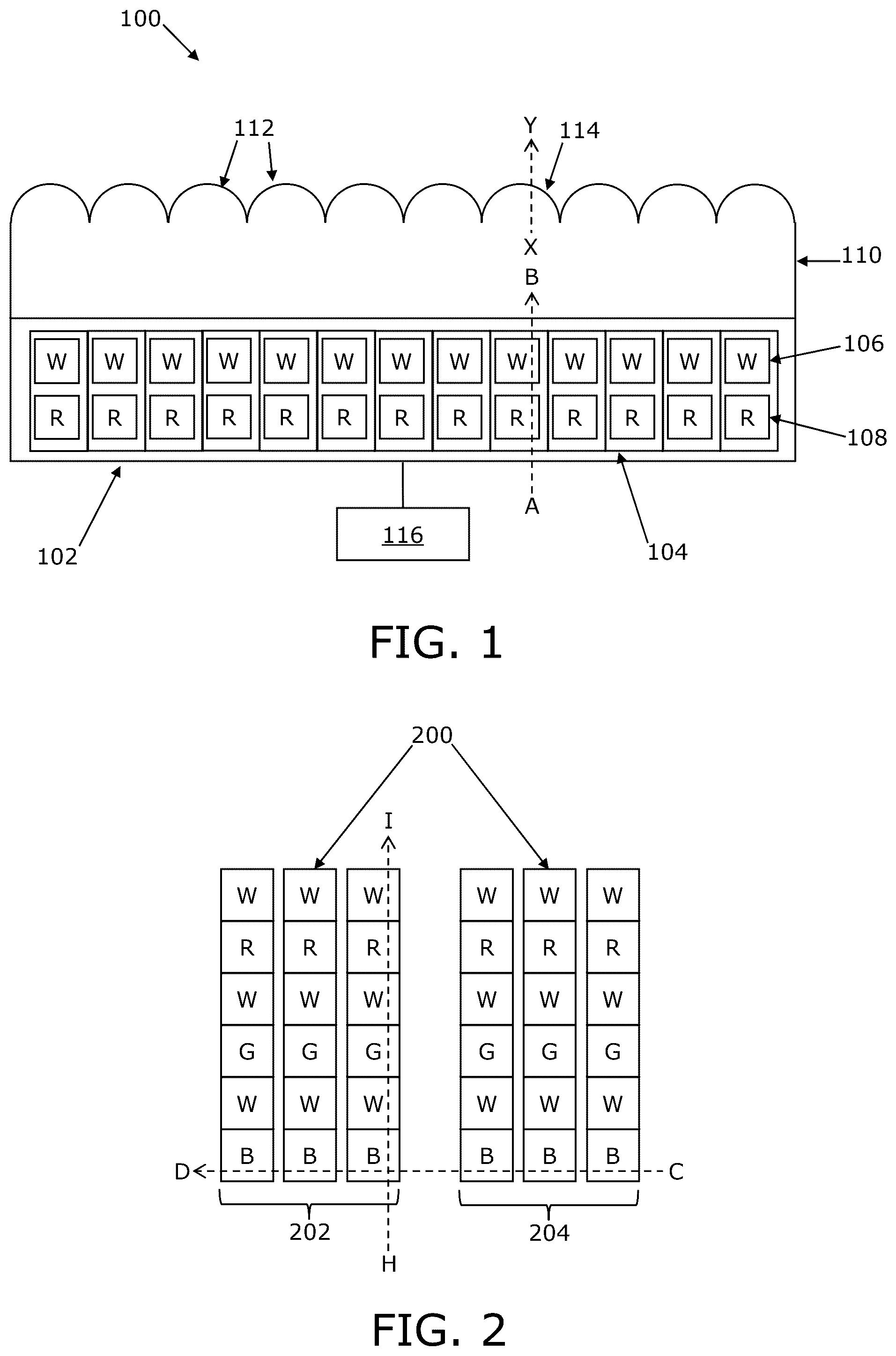 Patent US12367846 Figure 1 – Pixel layout for lenticular autostereoscopic display