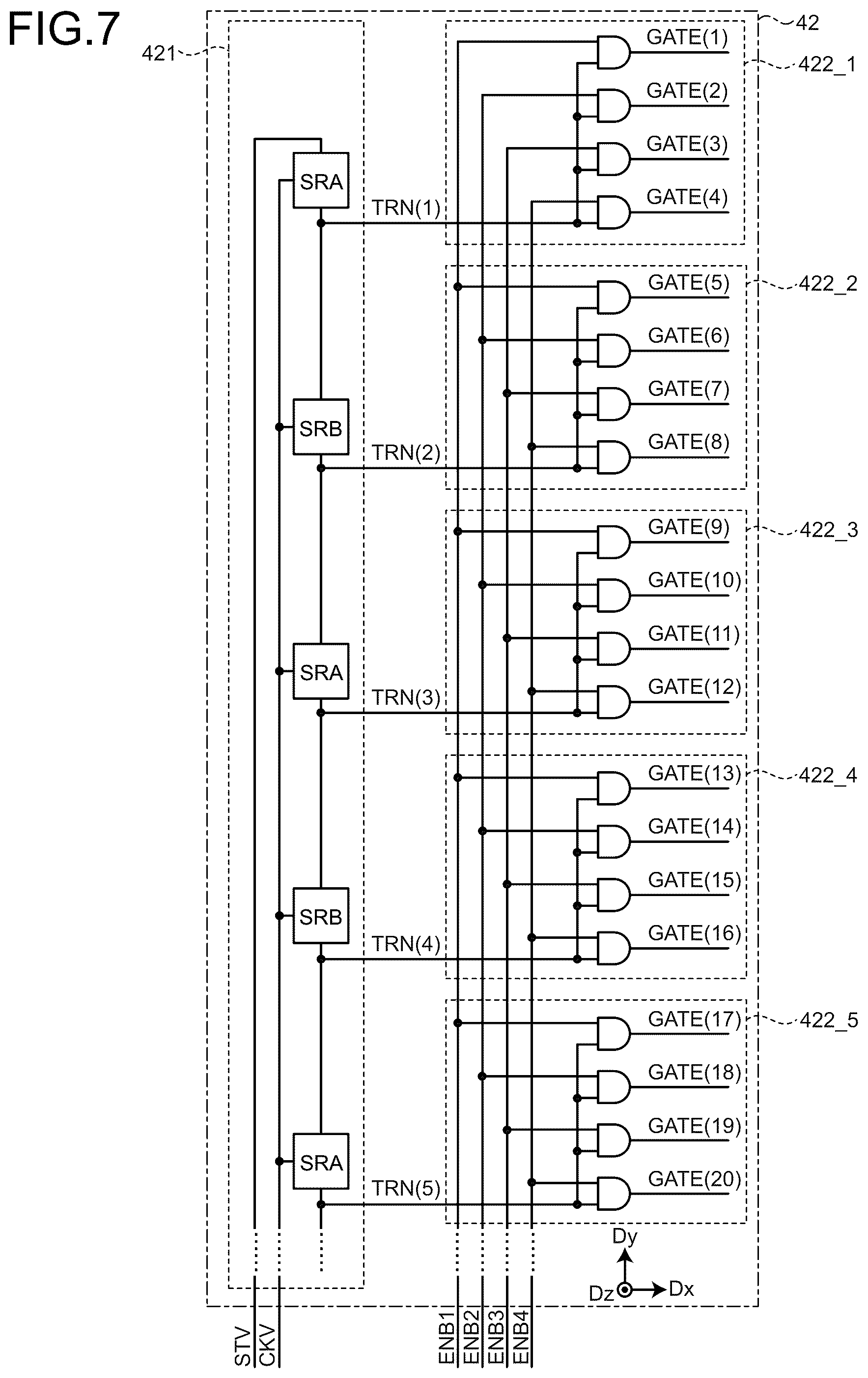Patent US12367847 Figure 7 – Display device