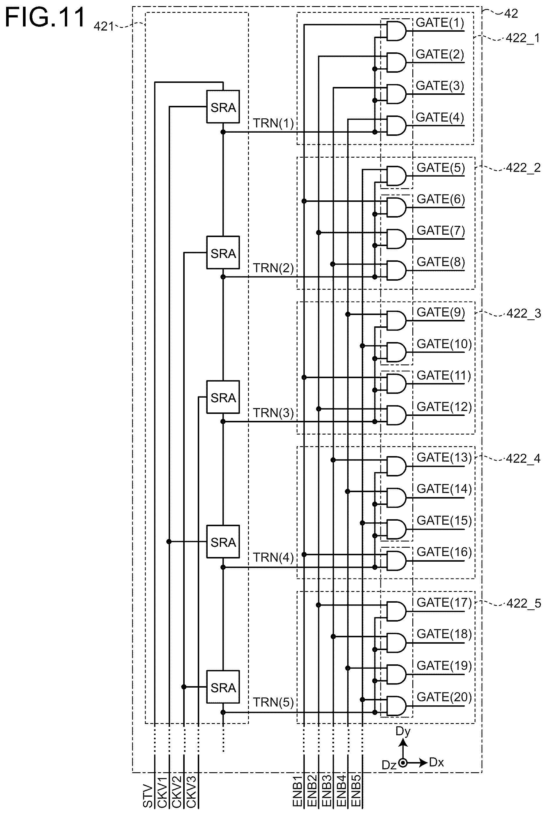 Patent US12367847 Figure 11 – Display device