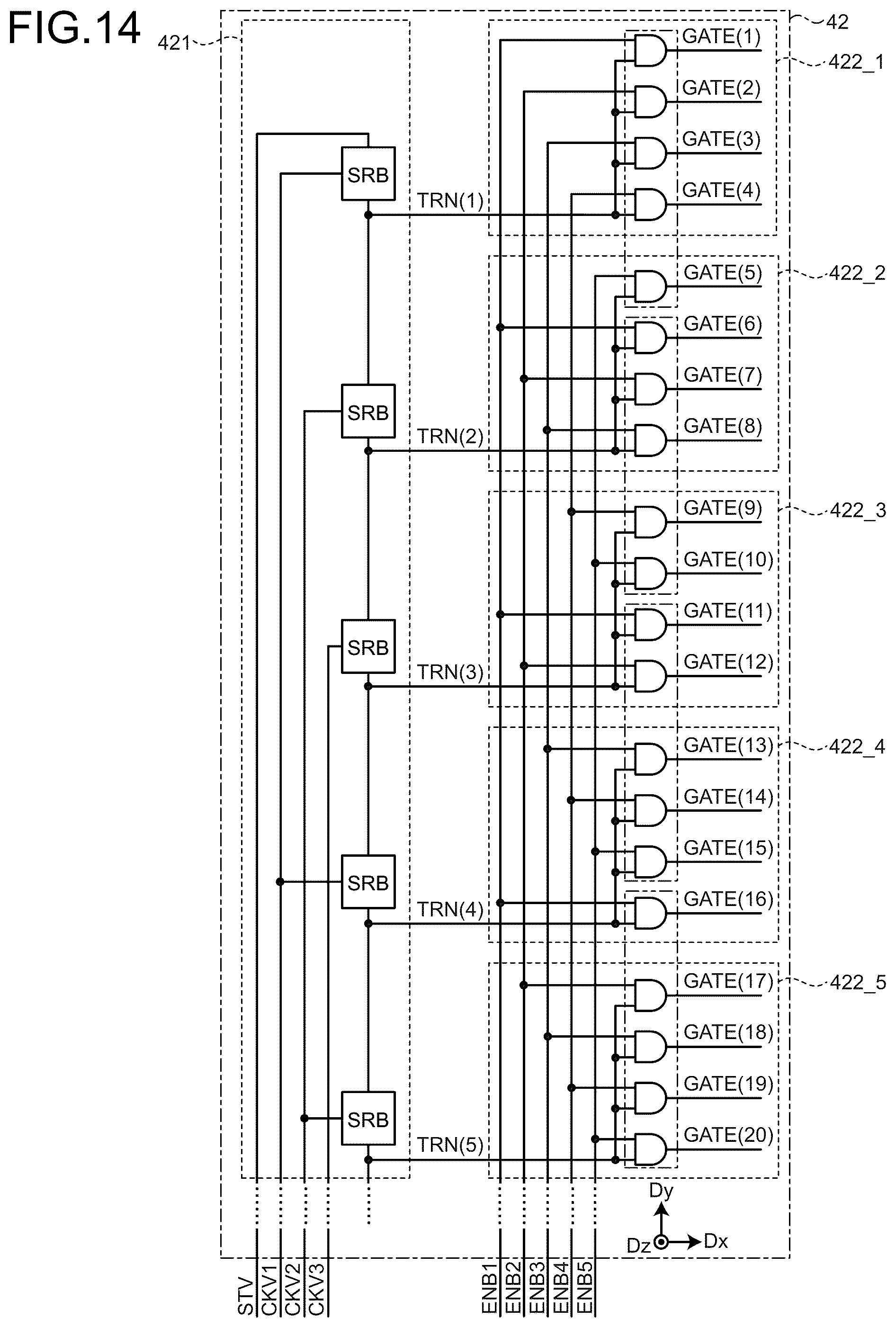 Patent US12367847 Figure 14 – Display device