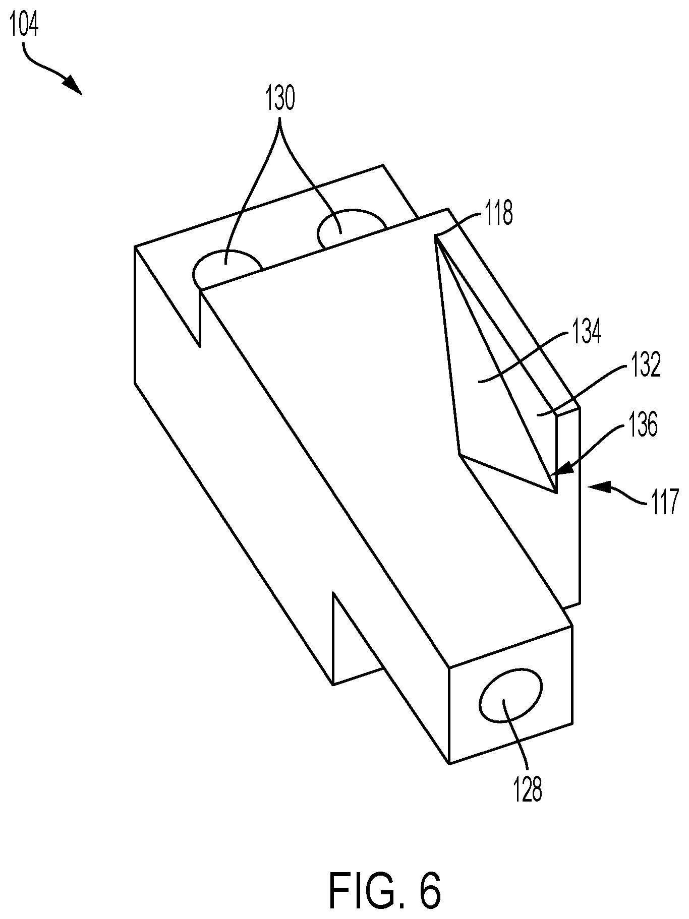 Patent US12367853 Figure 6 – Multi-course stringed instrument bridge assembly