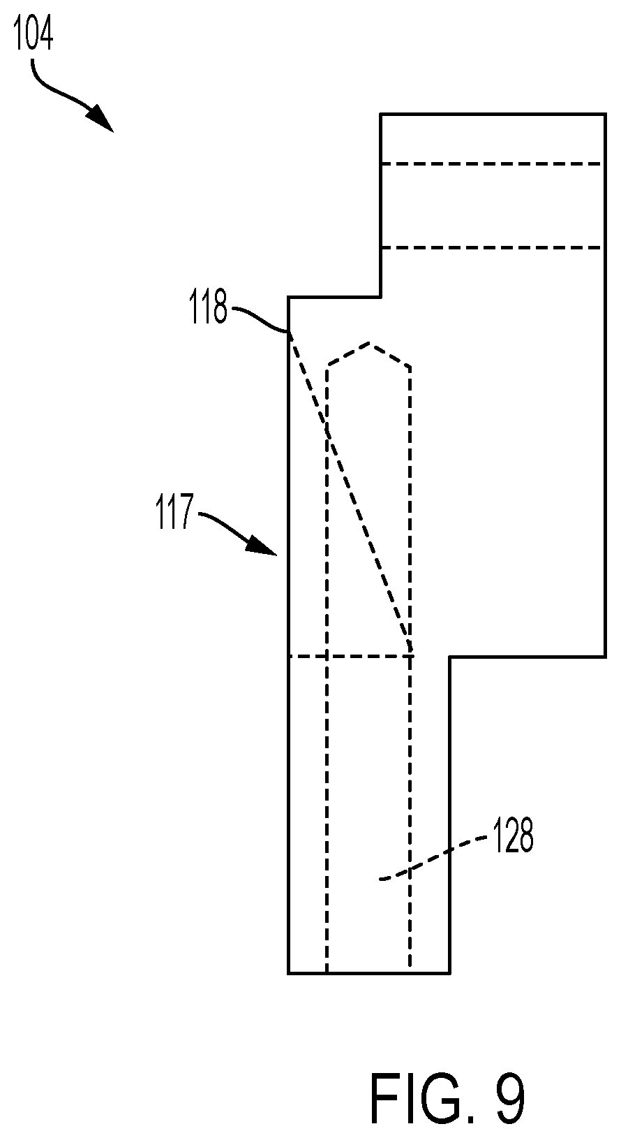 Patent US12367853 Figure 9 – Multi-course stringed instrument bridge assembly