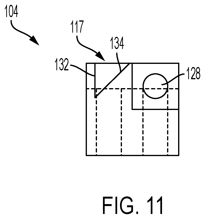 Patent US12367853 Figure 11 – Multi-course stringed instrument bridge assembly
