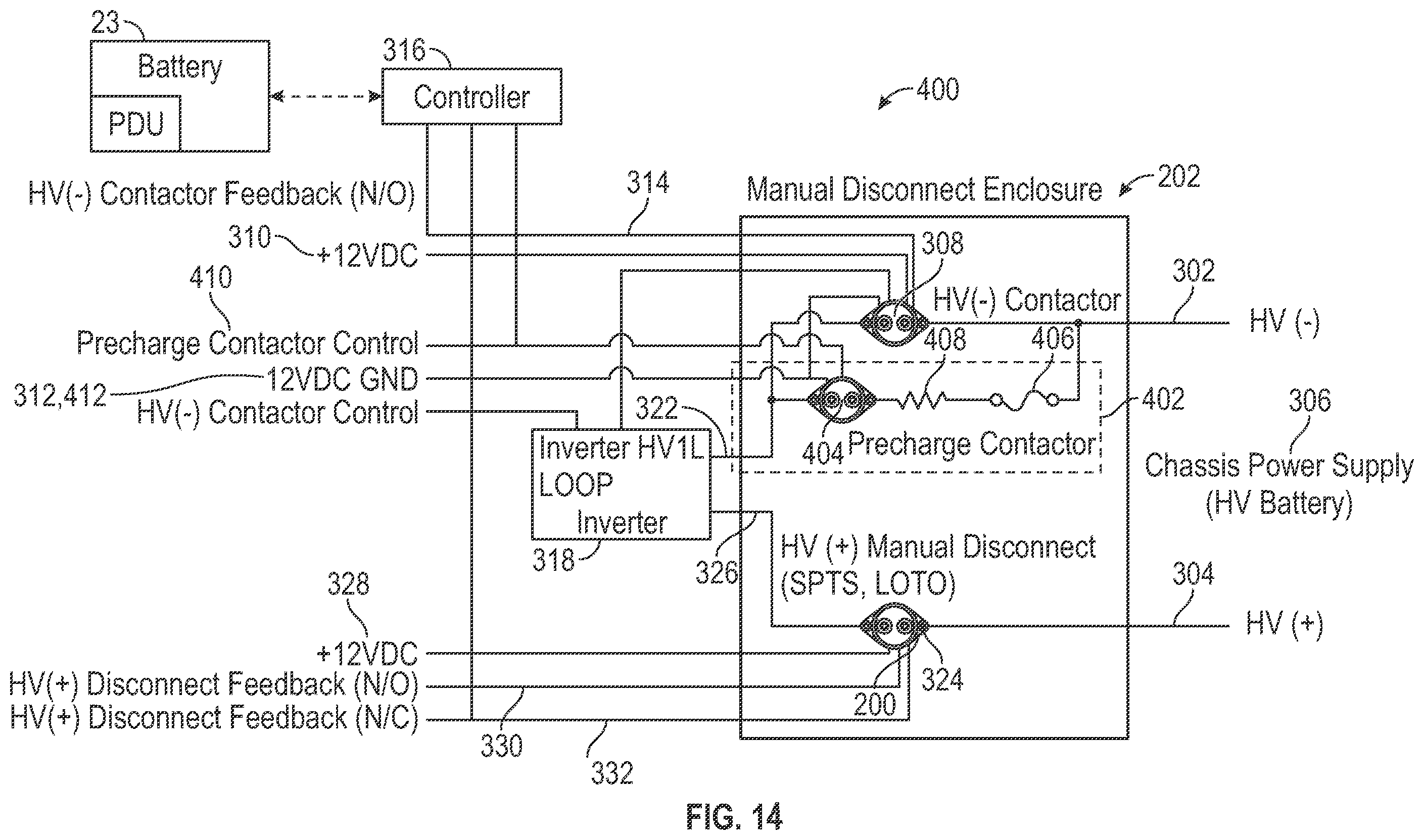 Patent US12367857 Figure 14 – Refuse vehicle with sound management