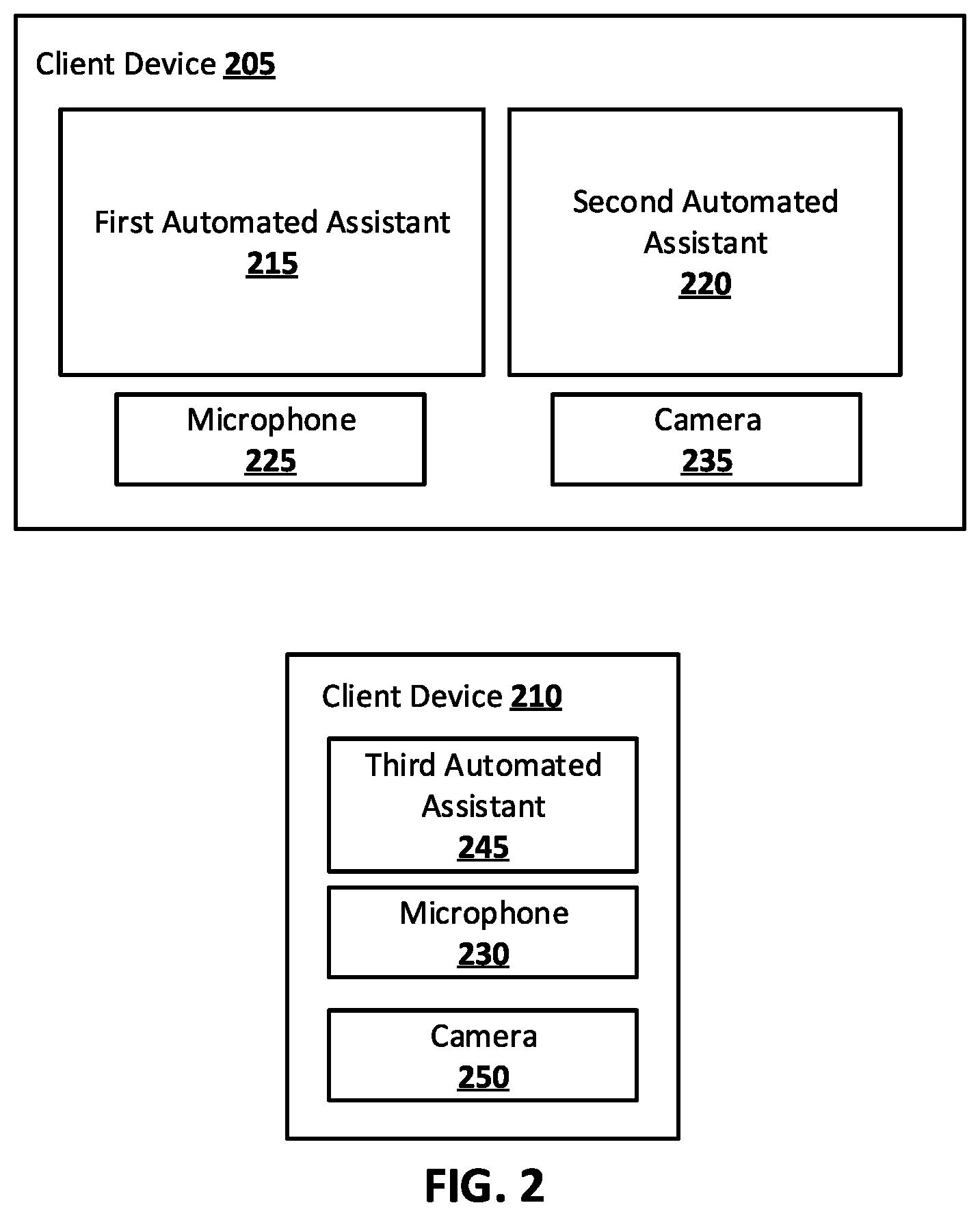 Patent US12367875 Figure 2 – Selecting between multiple automated assistants based on invocation properties