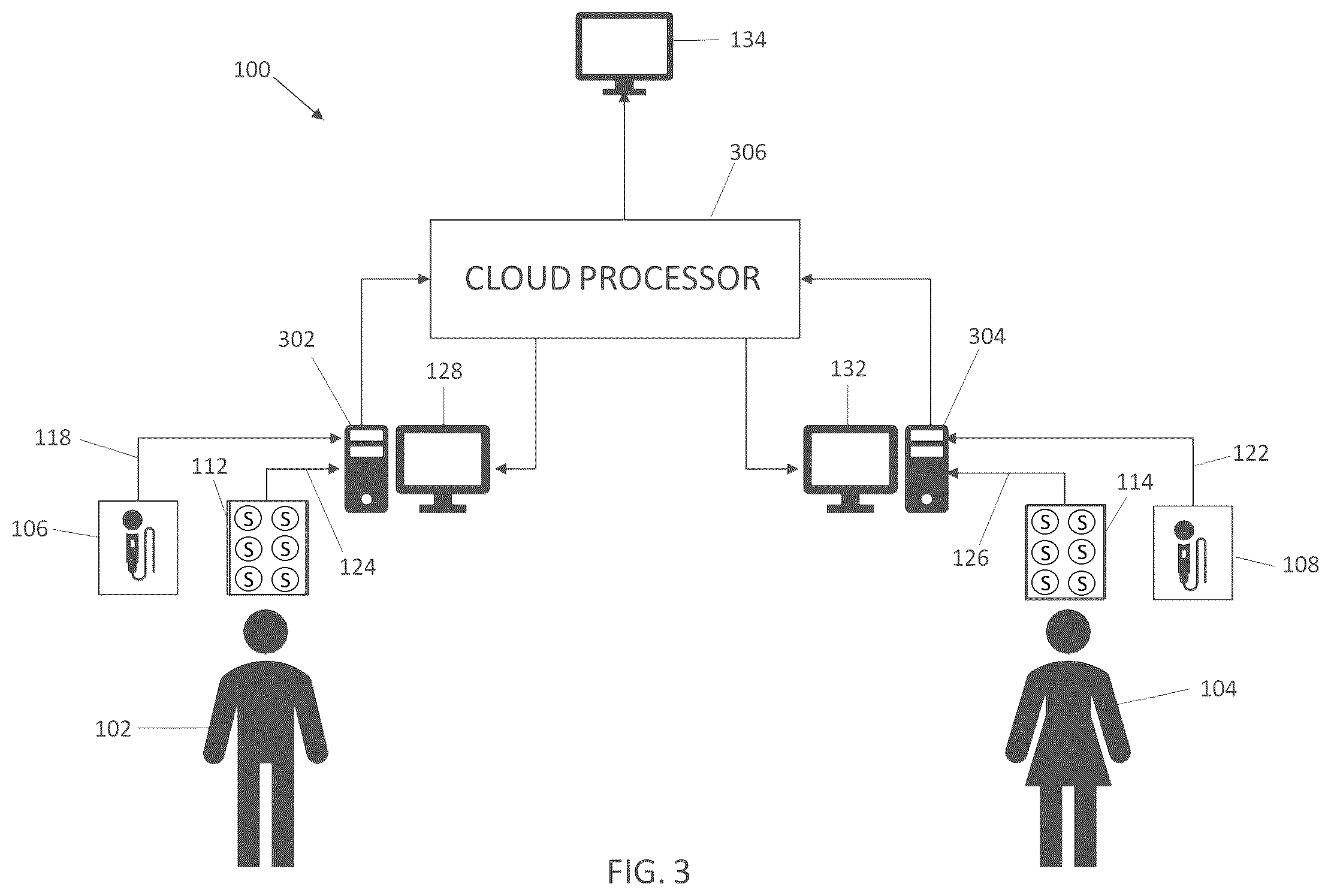 Patent US12367876 Figure 3 – System and method for real-time feedback of remote collaborative communication
