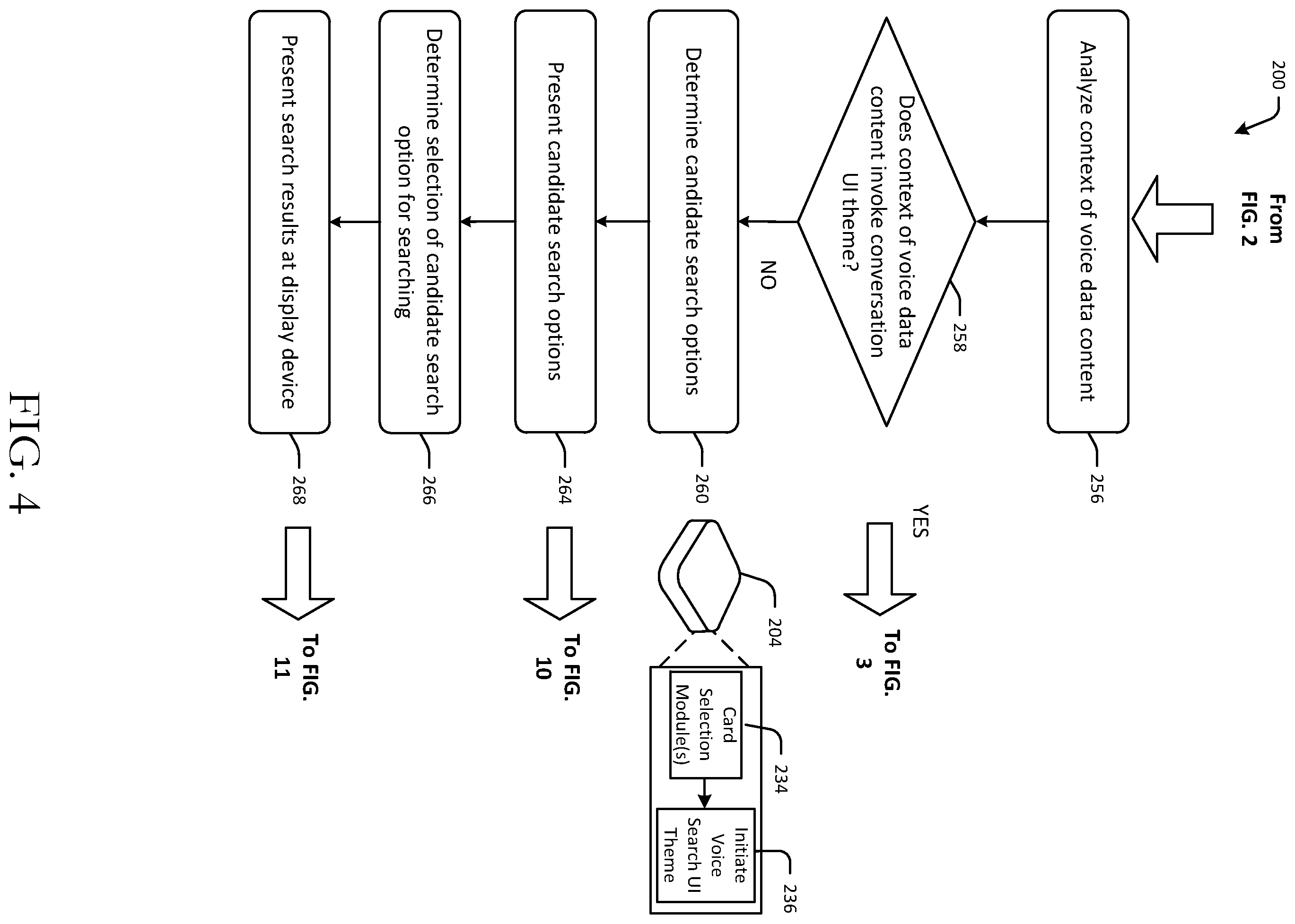 Patent US12367878 Figure 5 – Dynamic voice search transitioning