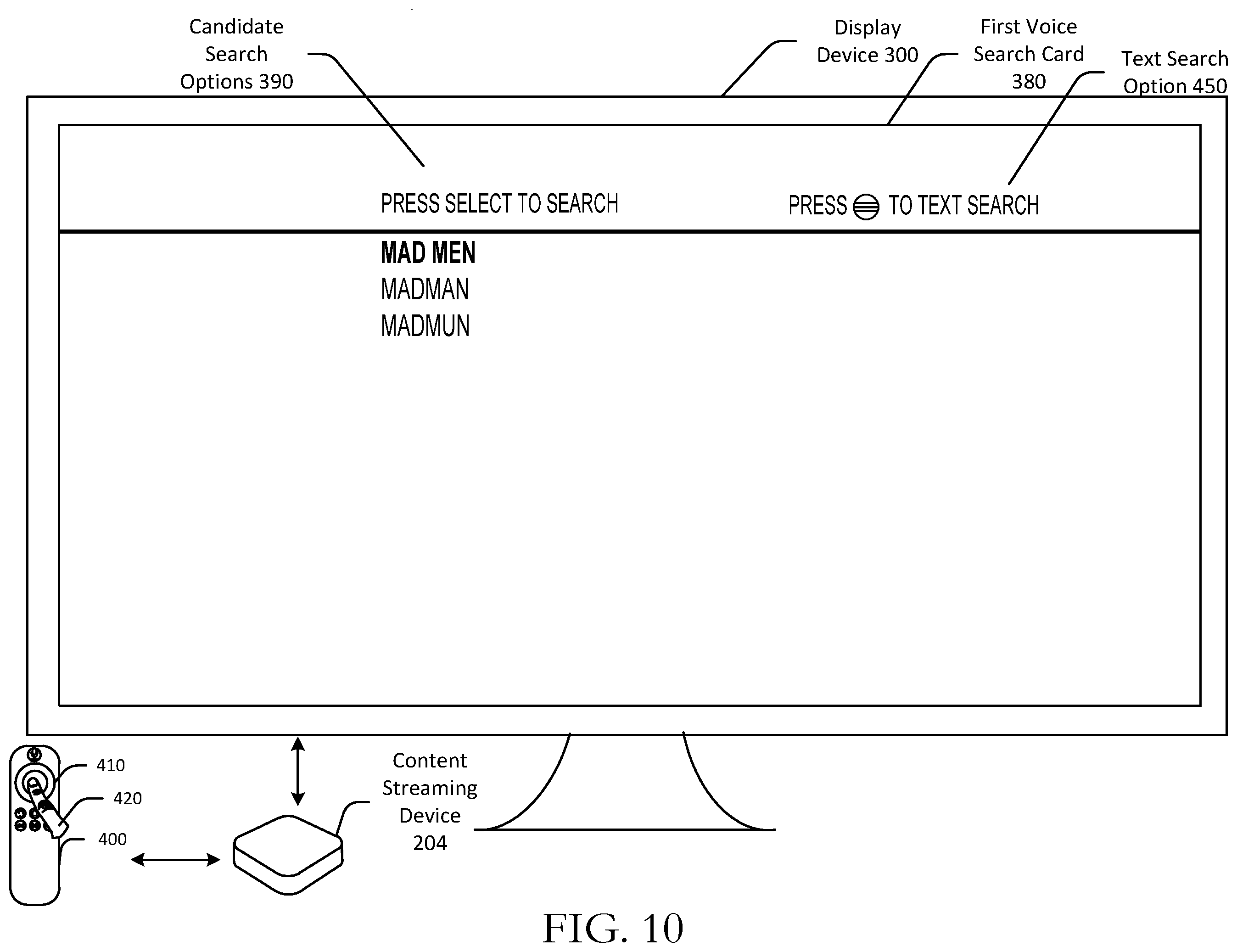Patent US12367878 Figure 11 – Dynamic voice search transitioning