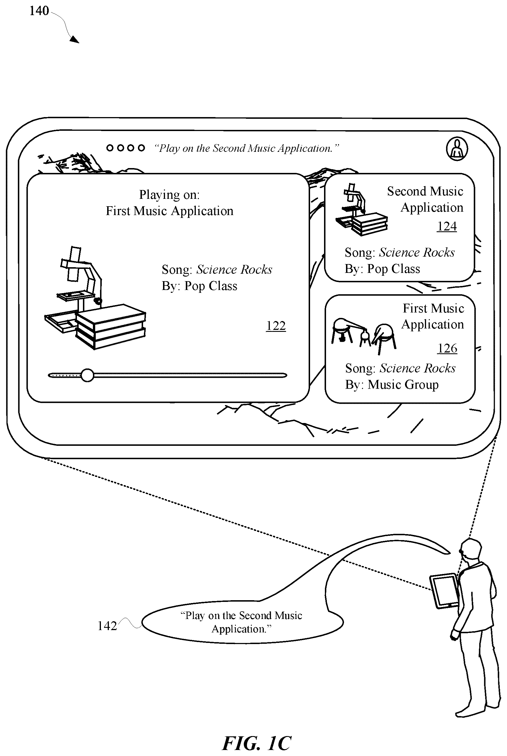 Patent US12367880 Figure 3 – Passive disambiguation of assistant commands