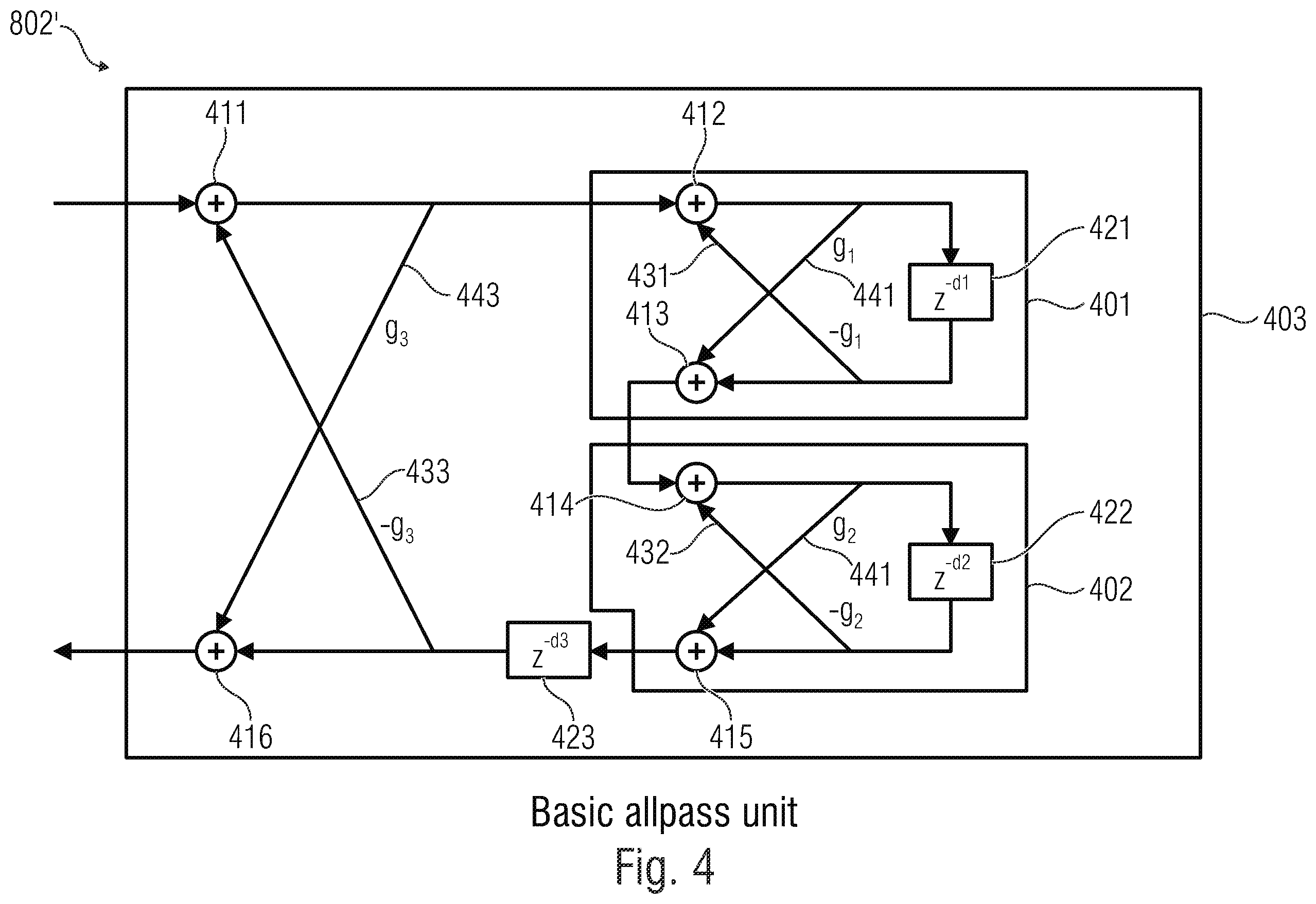 Patent US12367886 Figure 6 – Apparatus for encoding or decoding an encoded multichannel signal using a filling signal generated by a broad band filter