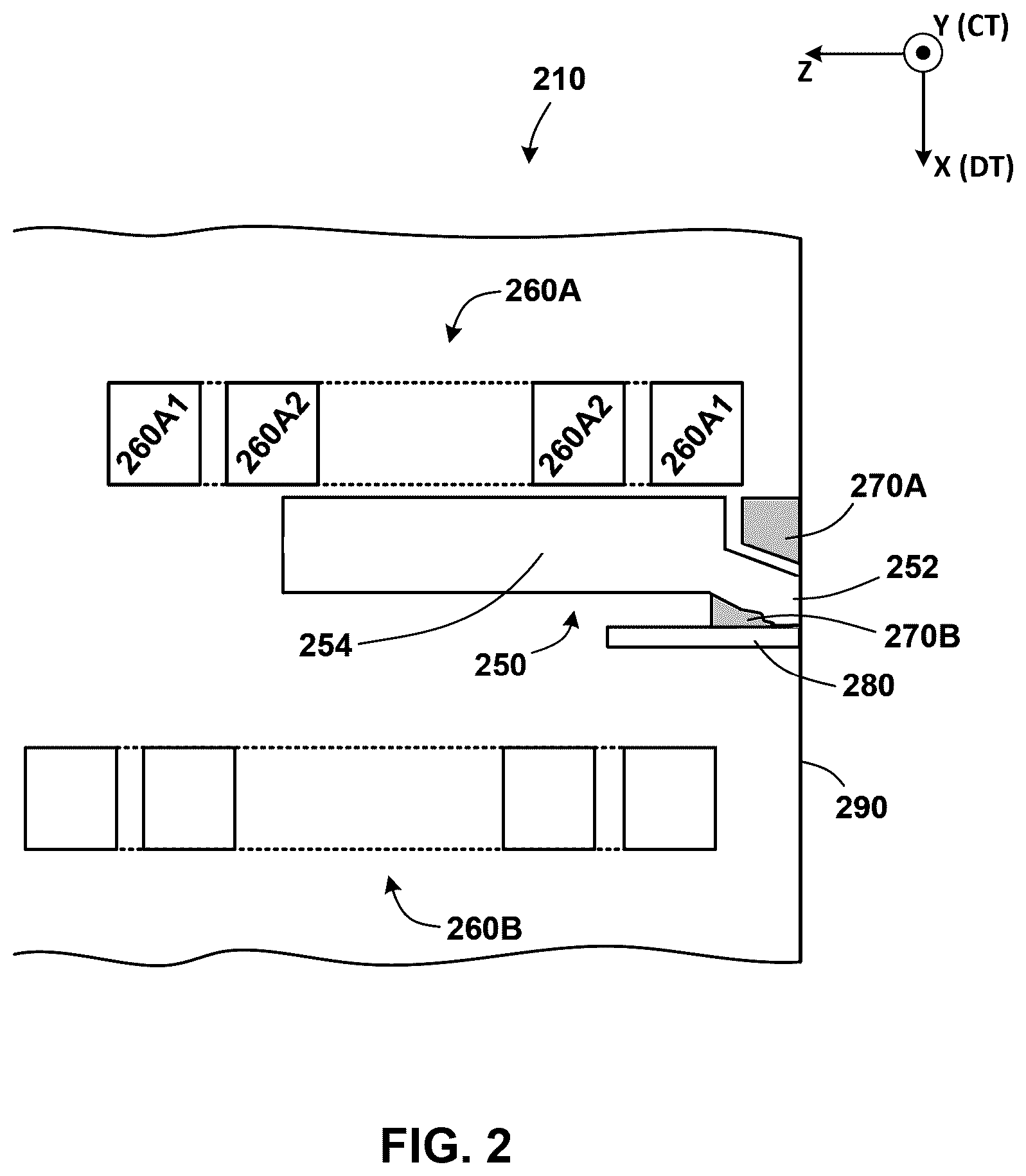 Patent US12367896 Figure 2 – Magnetic recording head writer having an auxiliary magnetomotive force coil