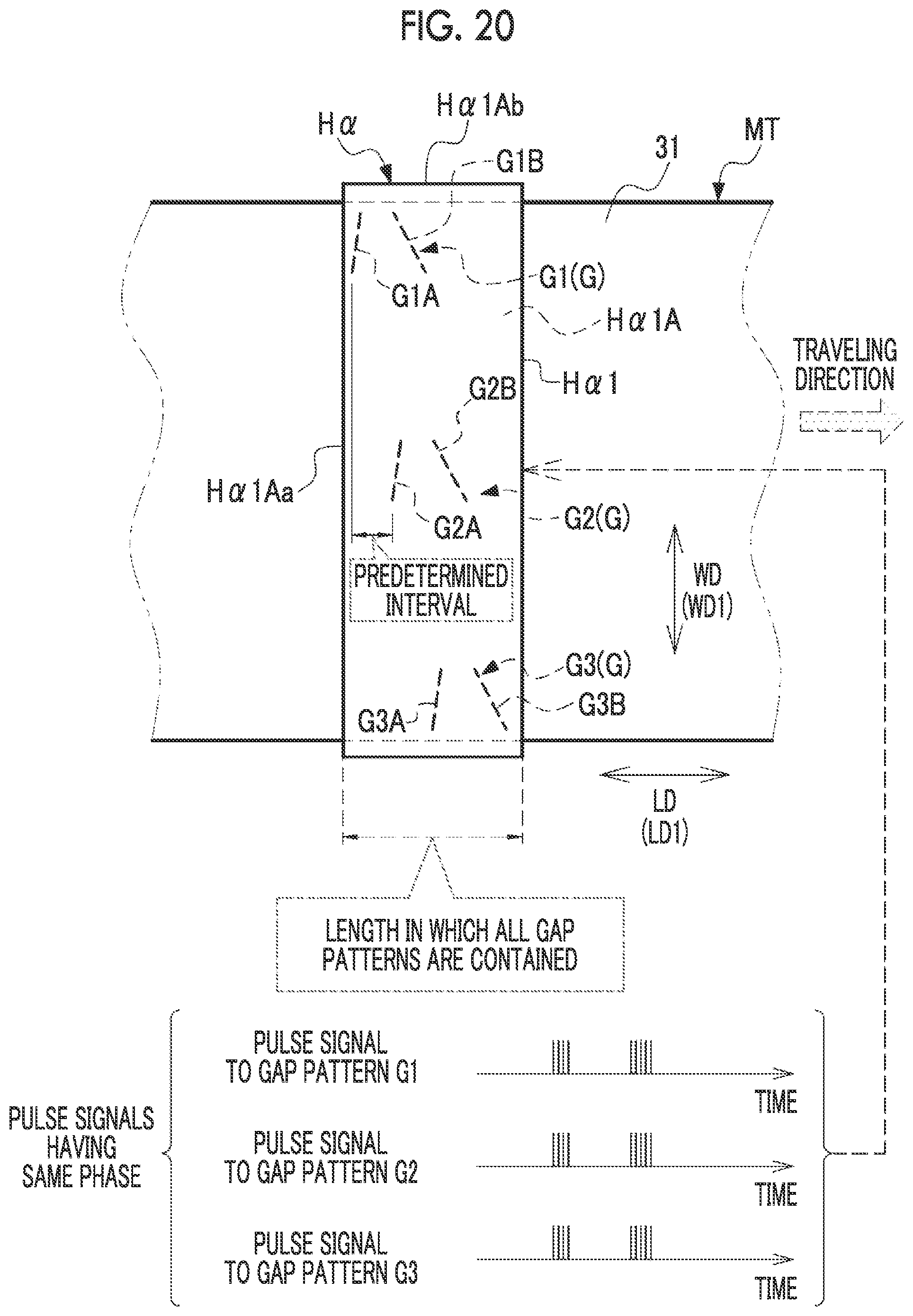 Patent US12367897 Figure 20 – Servo pattern recording device, magnetic tape, magnetic tape cartridge, magnetic tape drive, magnetic tape system, detection device, servo pattern recording method, and manufacturing method of magnetic tape
