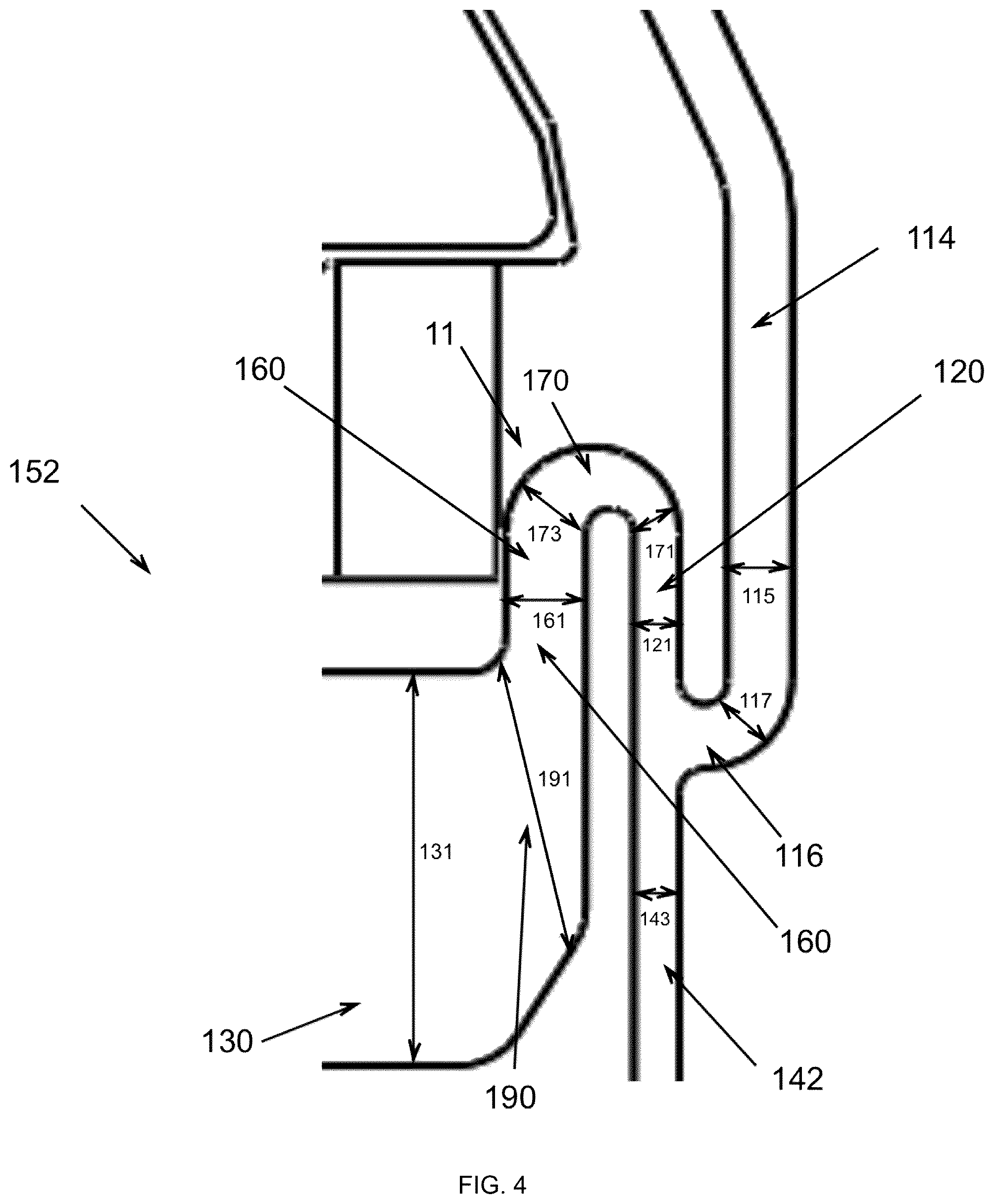 Patent US12367899 Figure 5 – Gimbal strut configuration for high yaw suspension design