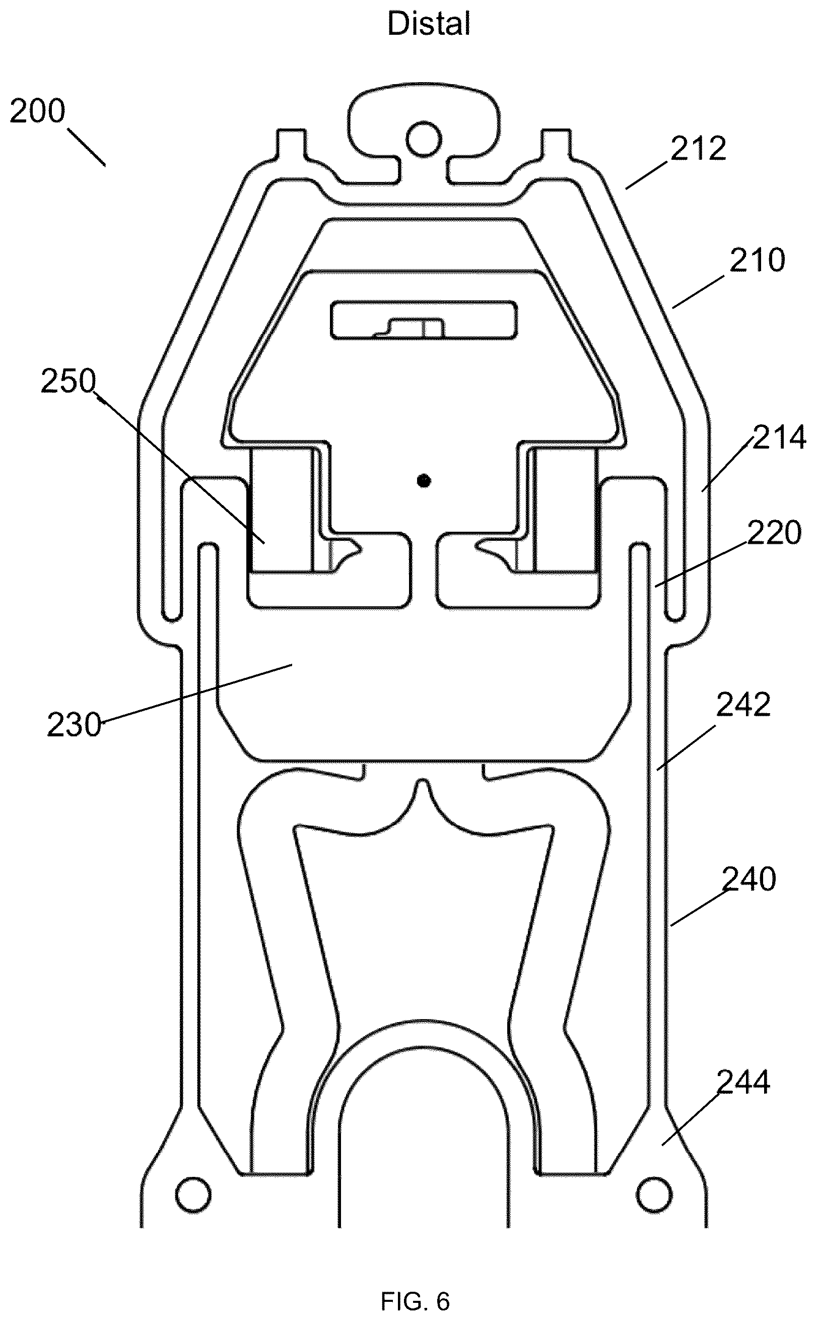 Patent US12367899 Figure 7 – Gimbal strut configuration for high yaw suspension design