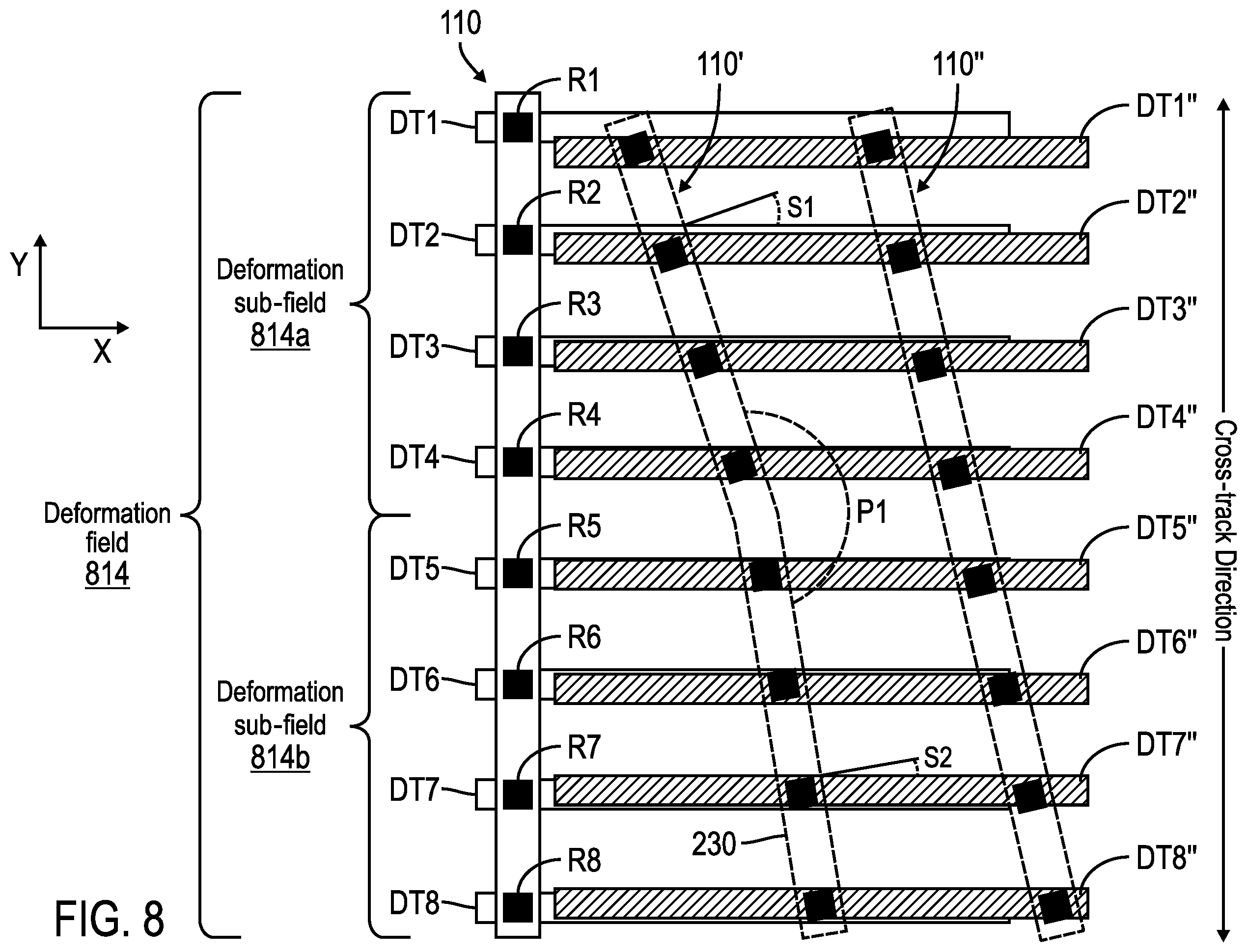 Patent US12367901 Figure 11 – Segmented tape head