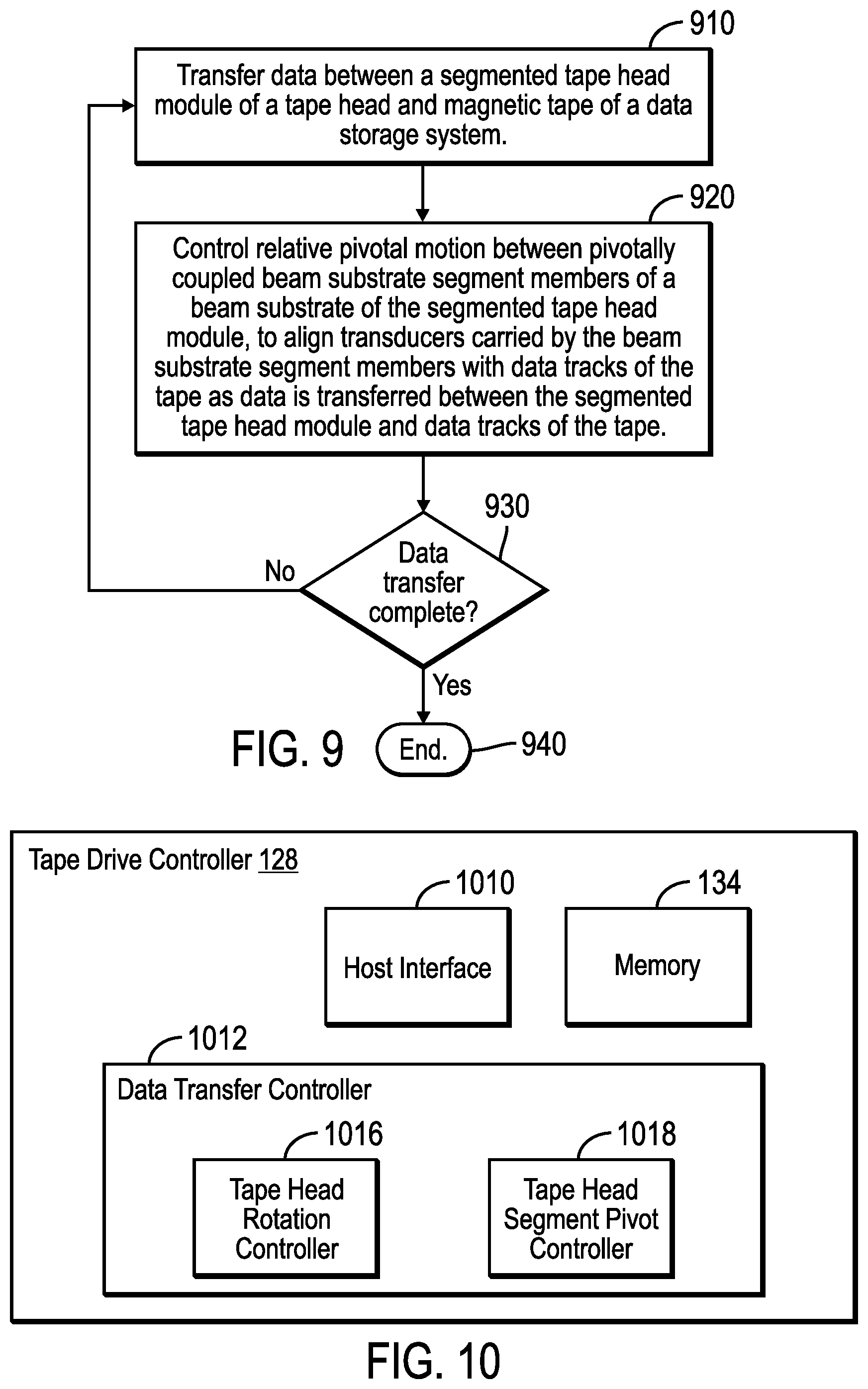 Patent US12367901 Figure 12 – Segmented tape head