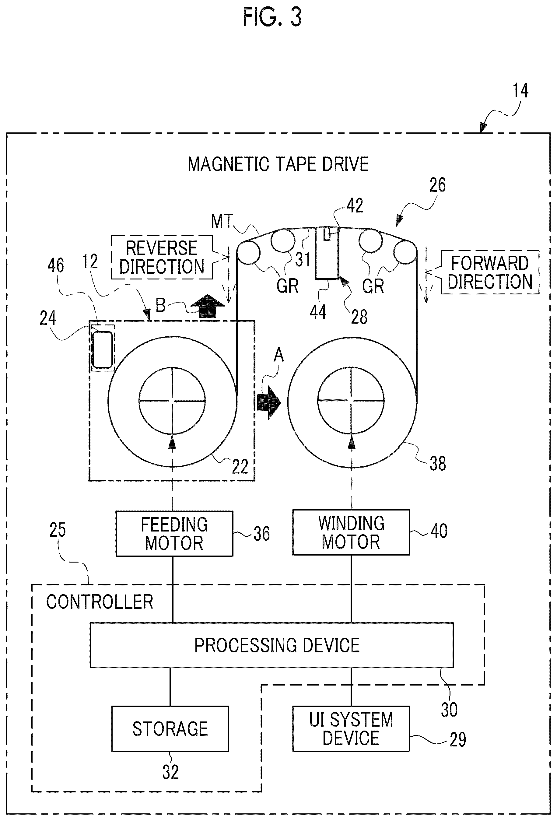 Patent US12367902 Figure 3 – Noncontact communication medium, magnetic tape cartridge, noncontact communication system, operation method of noncontact communication medium, and program