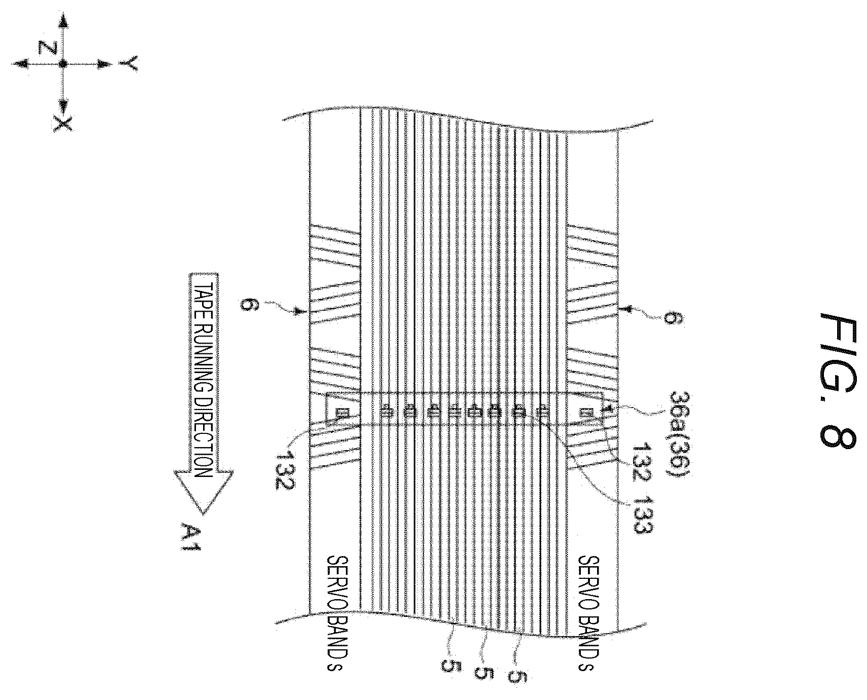 Patent US12367906 Figure 6 – Magnetic recording cartridge including magnetic recording medium having a variation in width