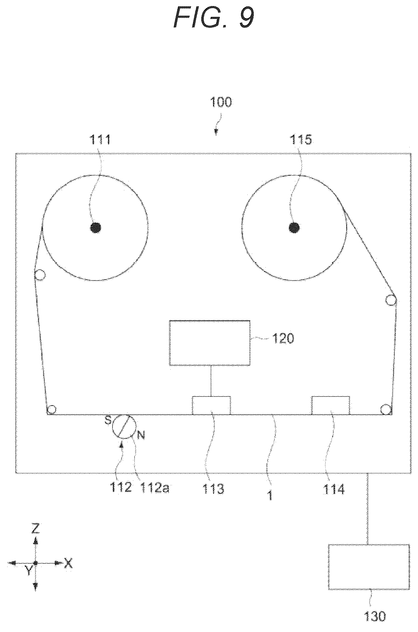 Patent US12367906 Figure 7 – Magnetic recording cartridge including magnetic recording medium having a variation in width
