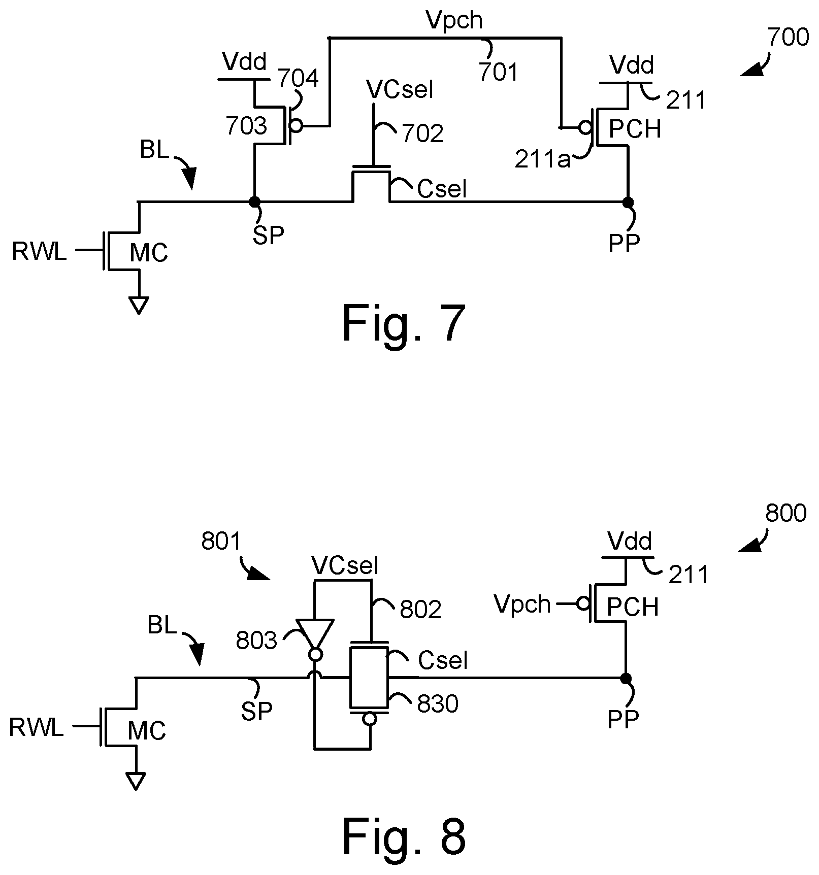 Patent US12367914 Figure 10 – Circuit topology for high performance memory with secondary pre-charge transistor