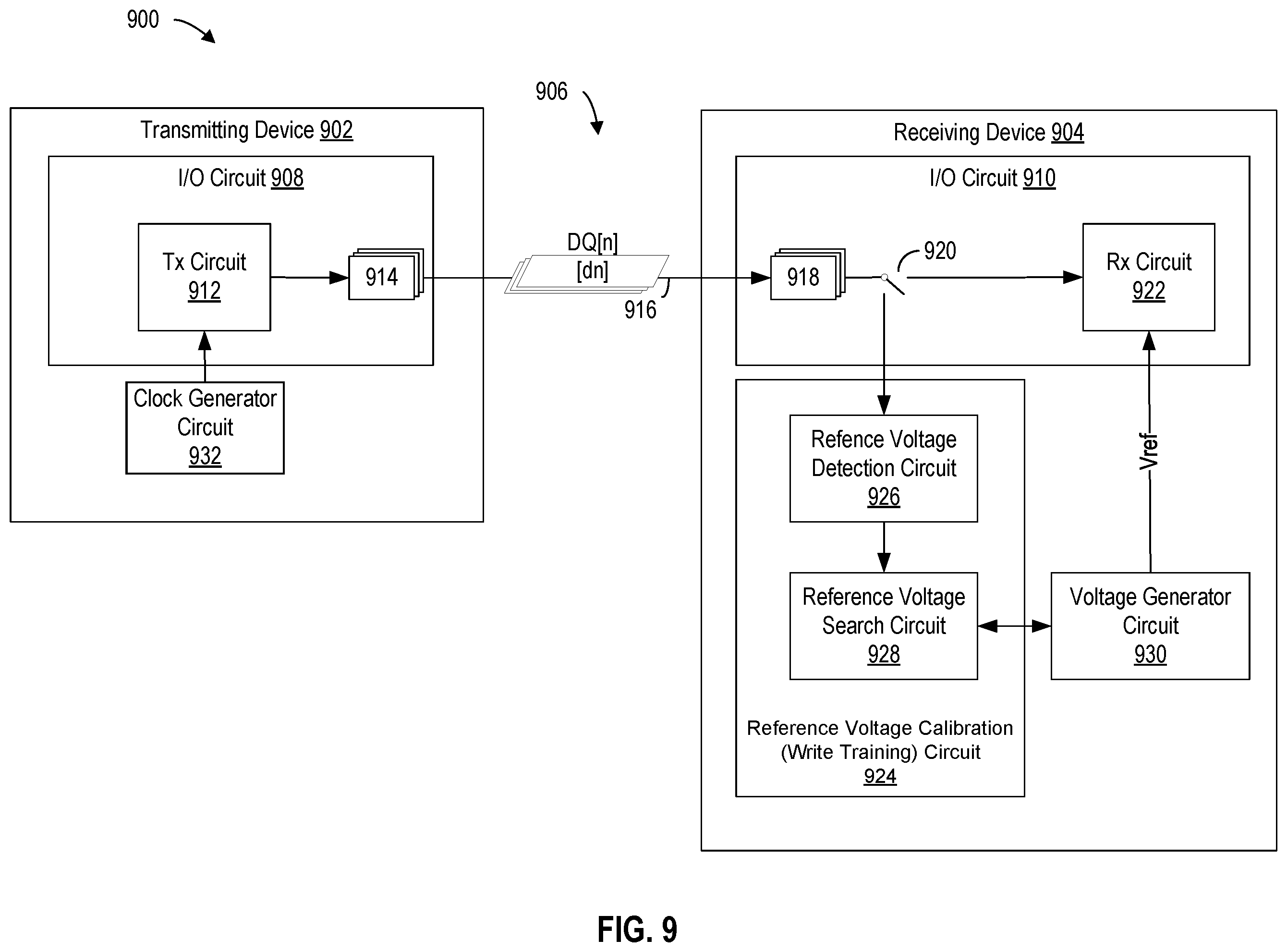 Patent US12367915 Figure 16 – Fast reference voltage training for I/O interface