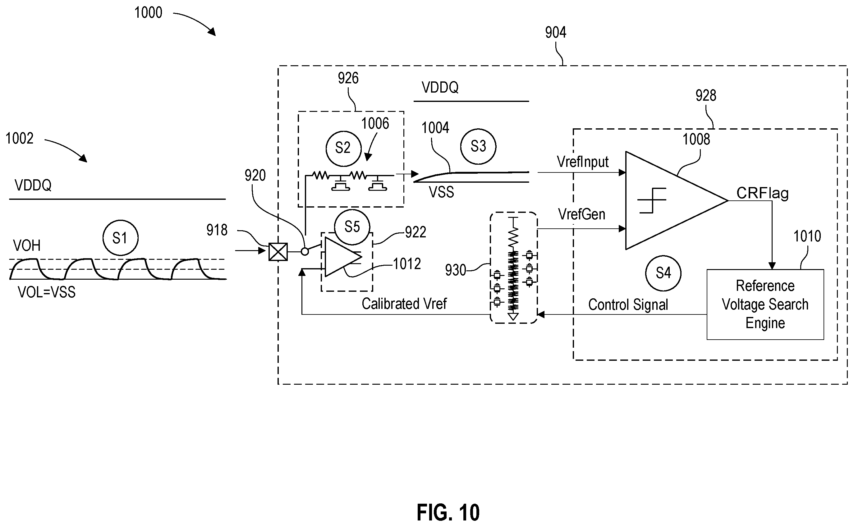 Patent US12367915 Figure 17 – Fast reference voltage training for I/O interface