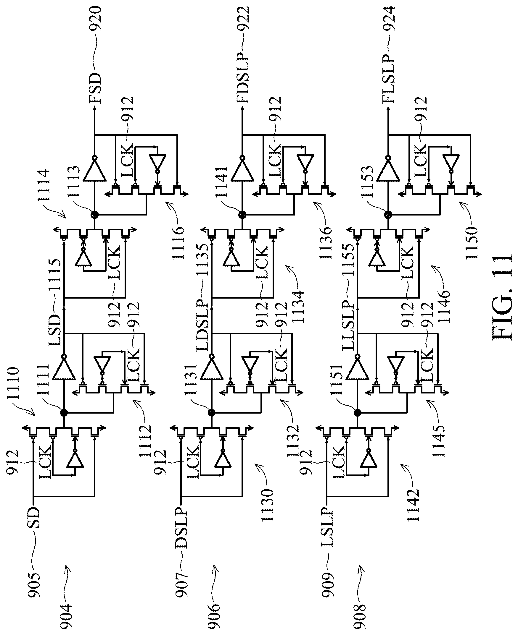 Patent US12367917 Figure 11 – Systems and methods for controlling power assertion in a memory device