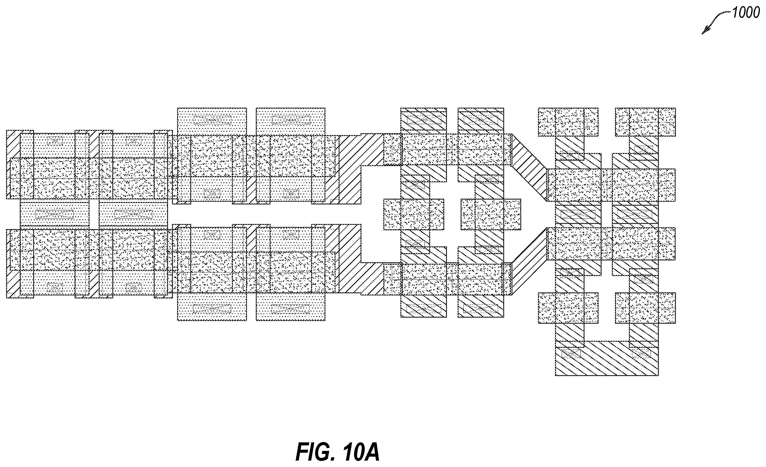 Patent US12367919 Figure 11 – Word line driver circuitry including shared driver gates, and associated methods, devices, and systems
