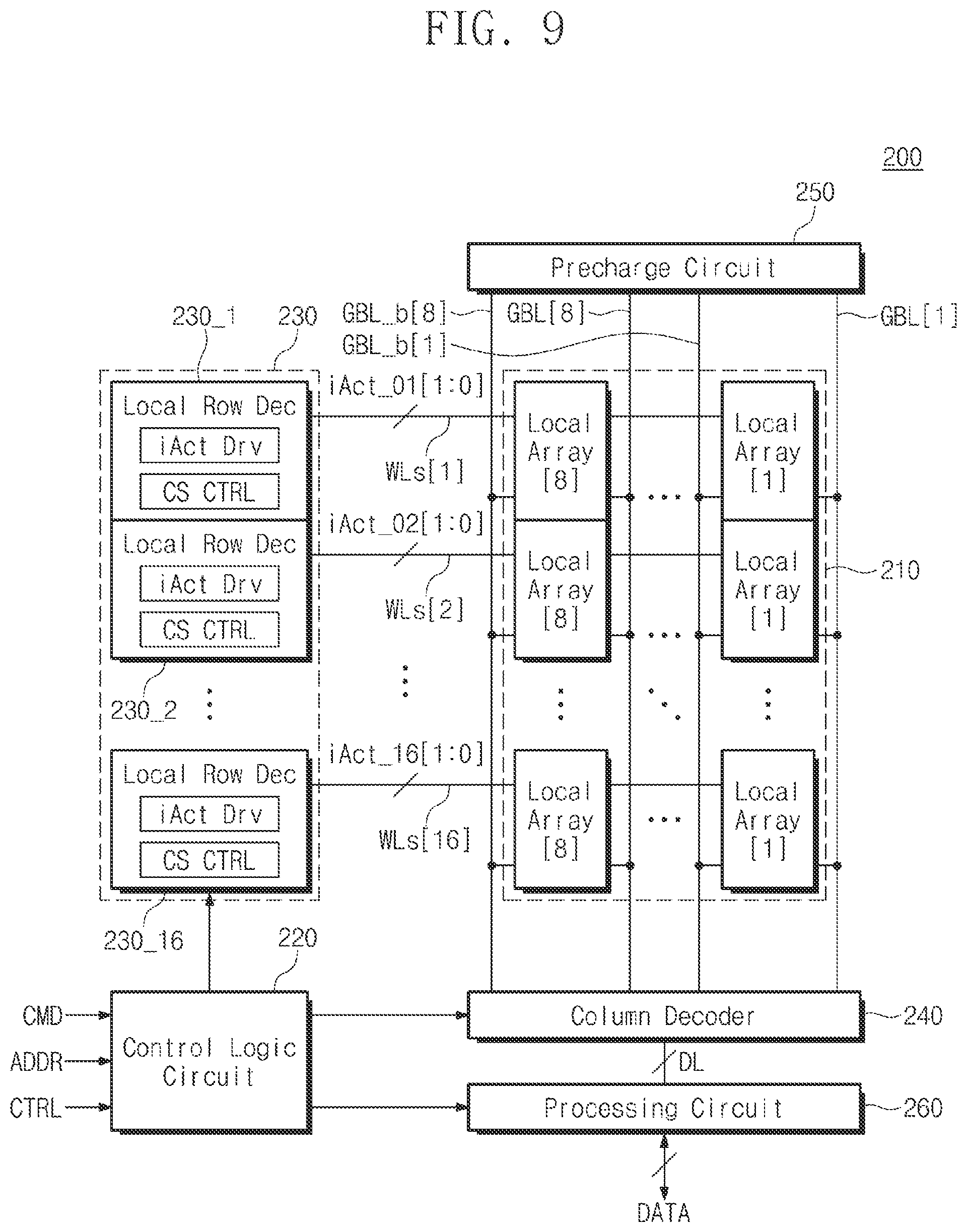 Patent US12367920 Figure 14 – SRAM cell configured to perform multiply-accumulate (MAC) operation on multi-bit data based on charge sharing and method of operating the same