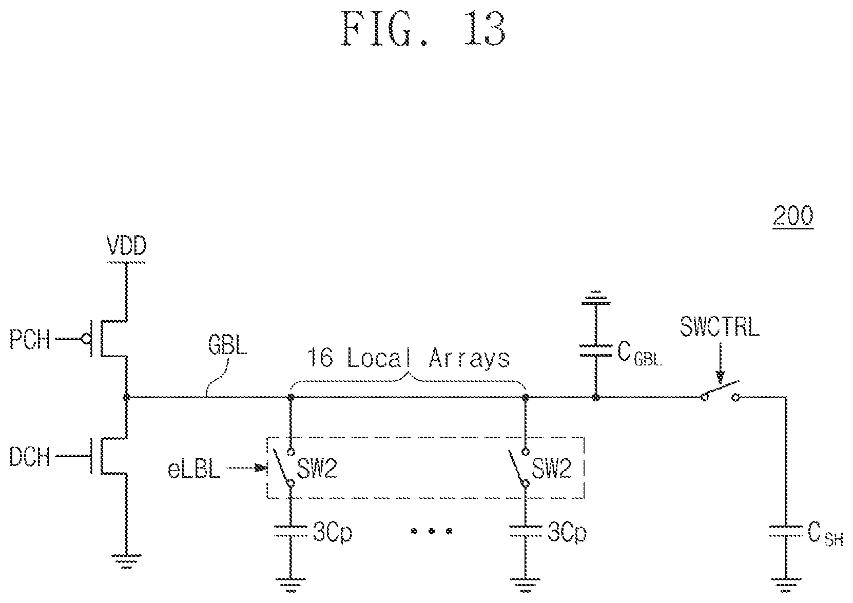 Patent US12367920 Figure 18 – SRAM cell configured to perform multiply-accumulate (MAC) operation on multi-bit data based on charge sharing and method of operating the same