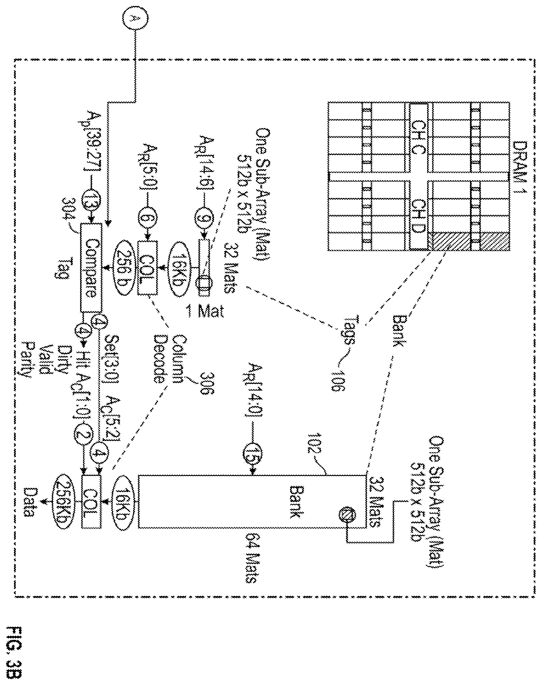 Patent US12367921 Figure 7 – System application of DRAM component with cache mode