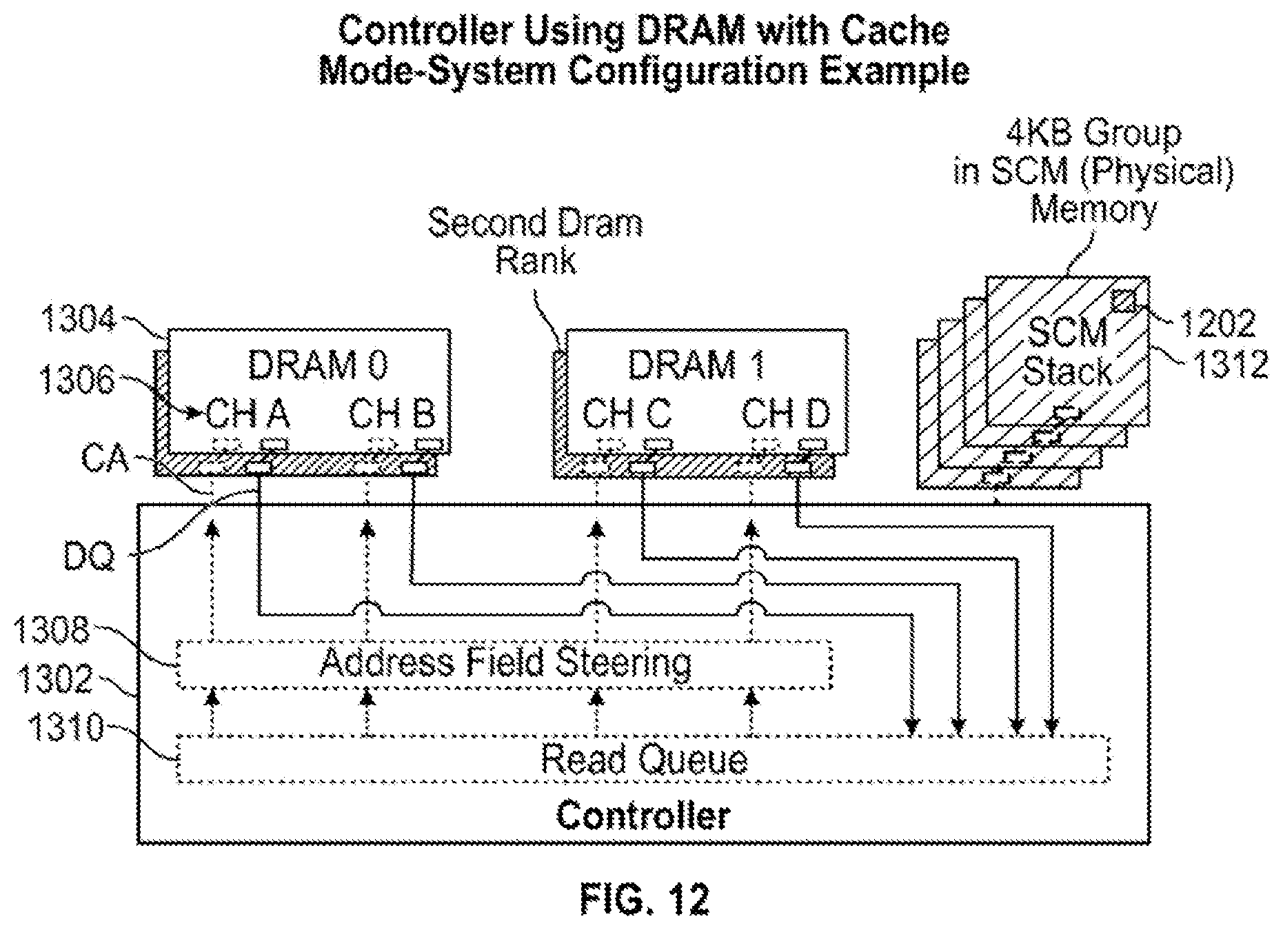 Patent US12367921 Figure 18 – System application of DRAM component with cache mode