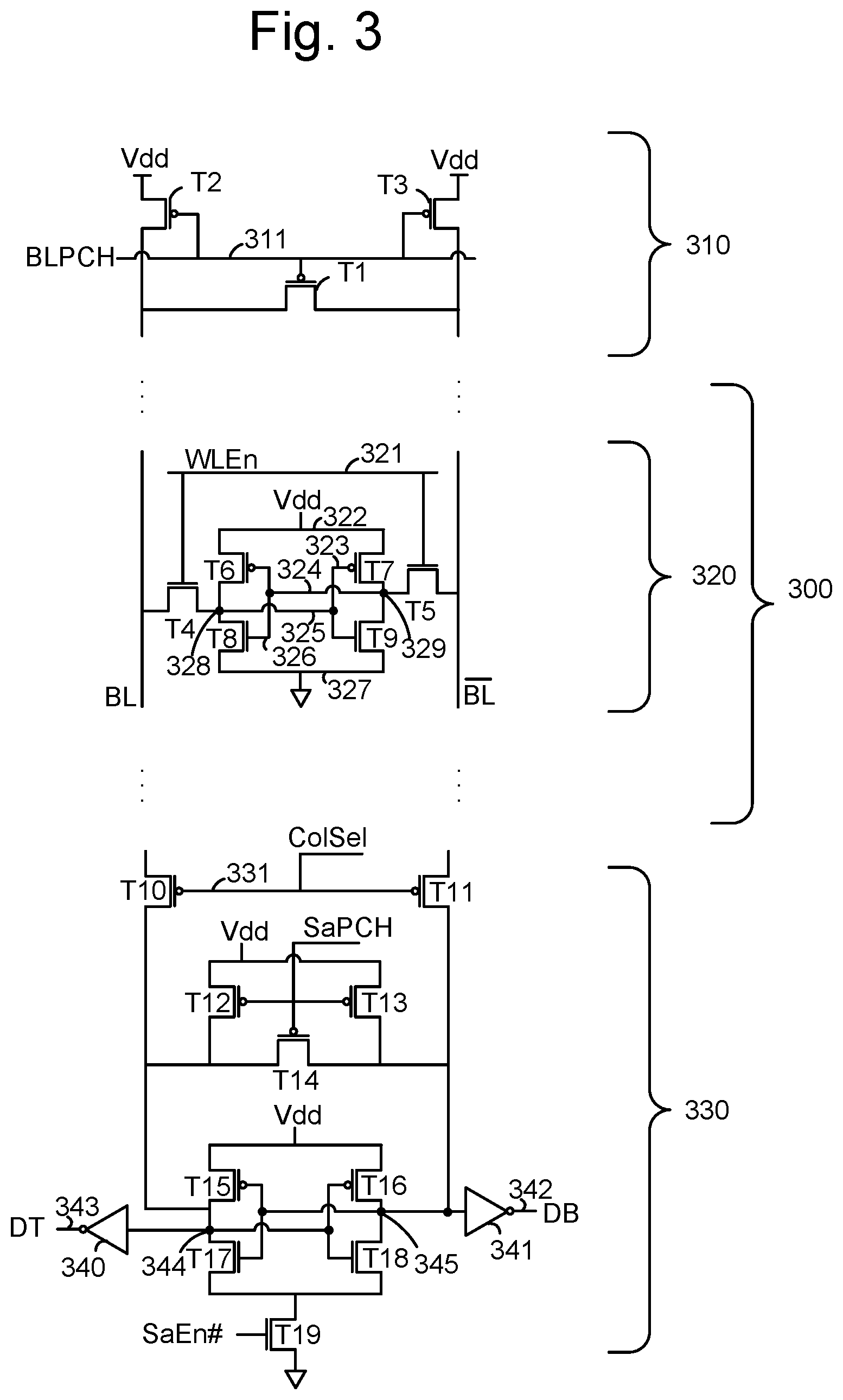 Patent US12367926 Figure 3 – Apparatus and method to optimize sense-amp enable pulse-width in SRAM arrays