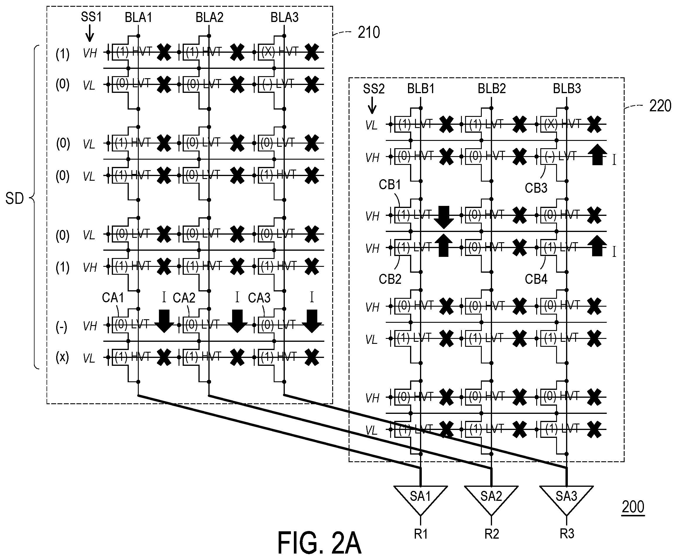 Patent US12367930 Figure 2 – Memory device and in-memory search method thereof