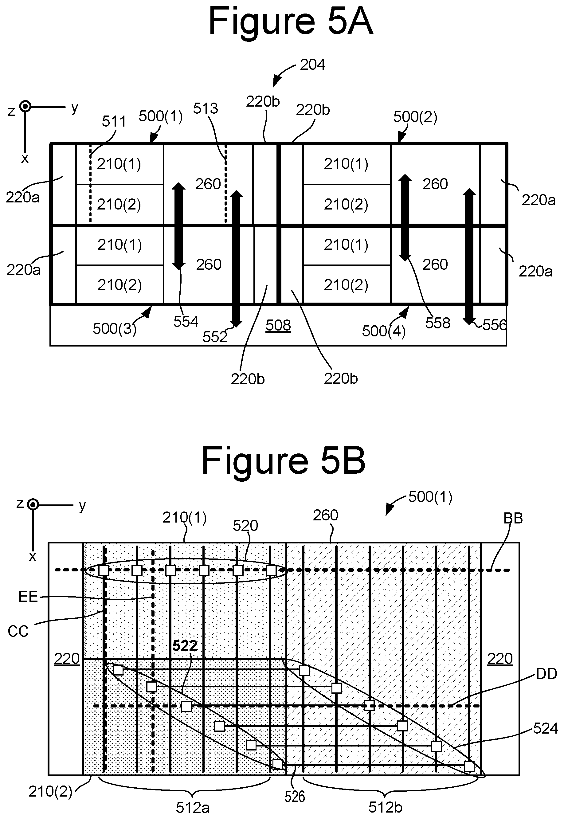 Patent US12367931 Figure 12 – Stacked column floorplan for NAND