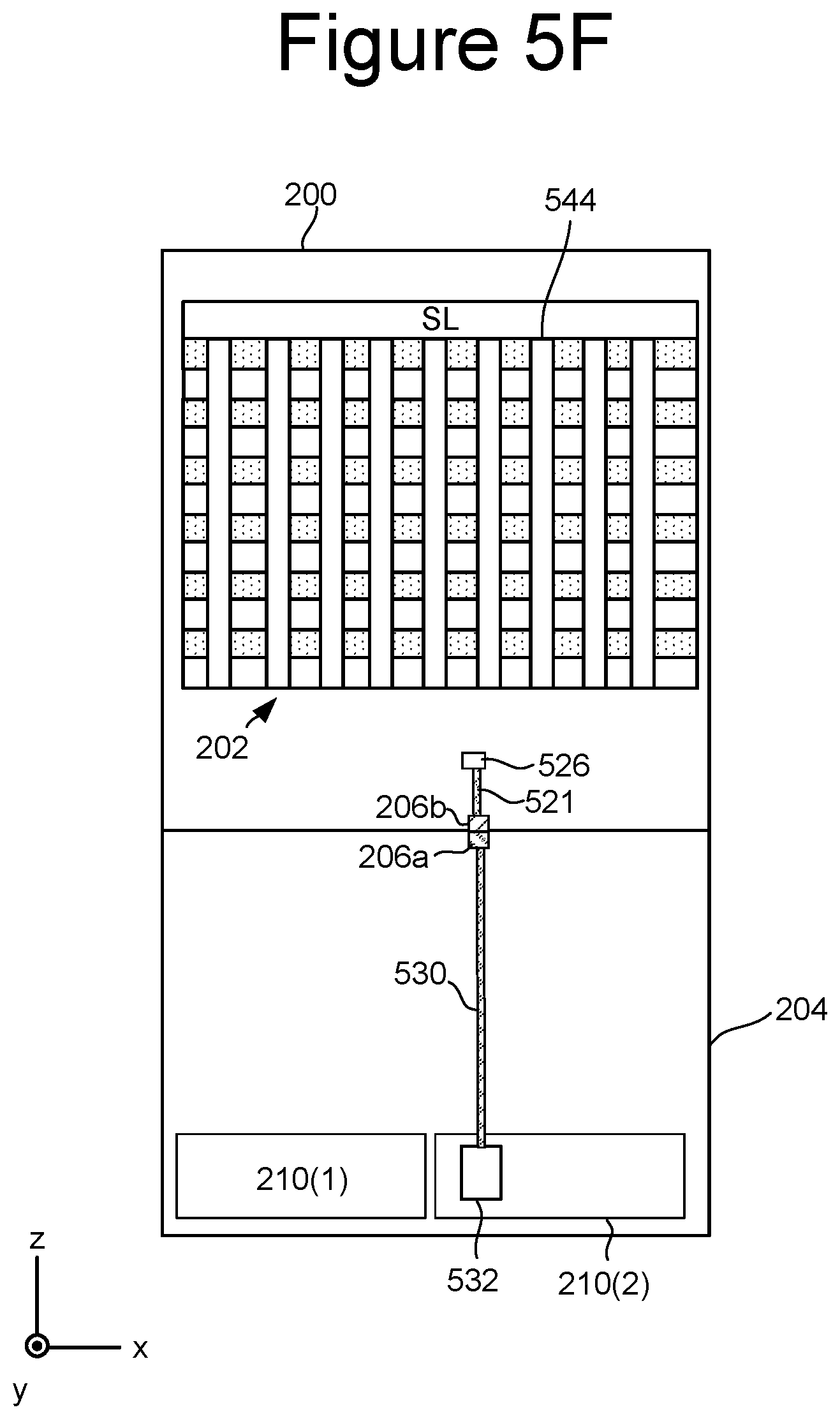 Patent US12367931 Figure 16 – Stacked column floorplan for NAND