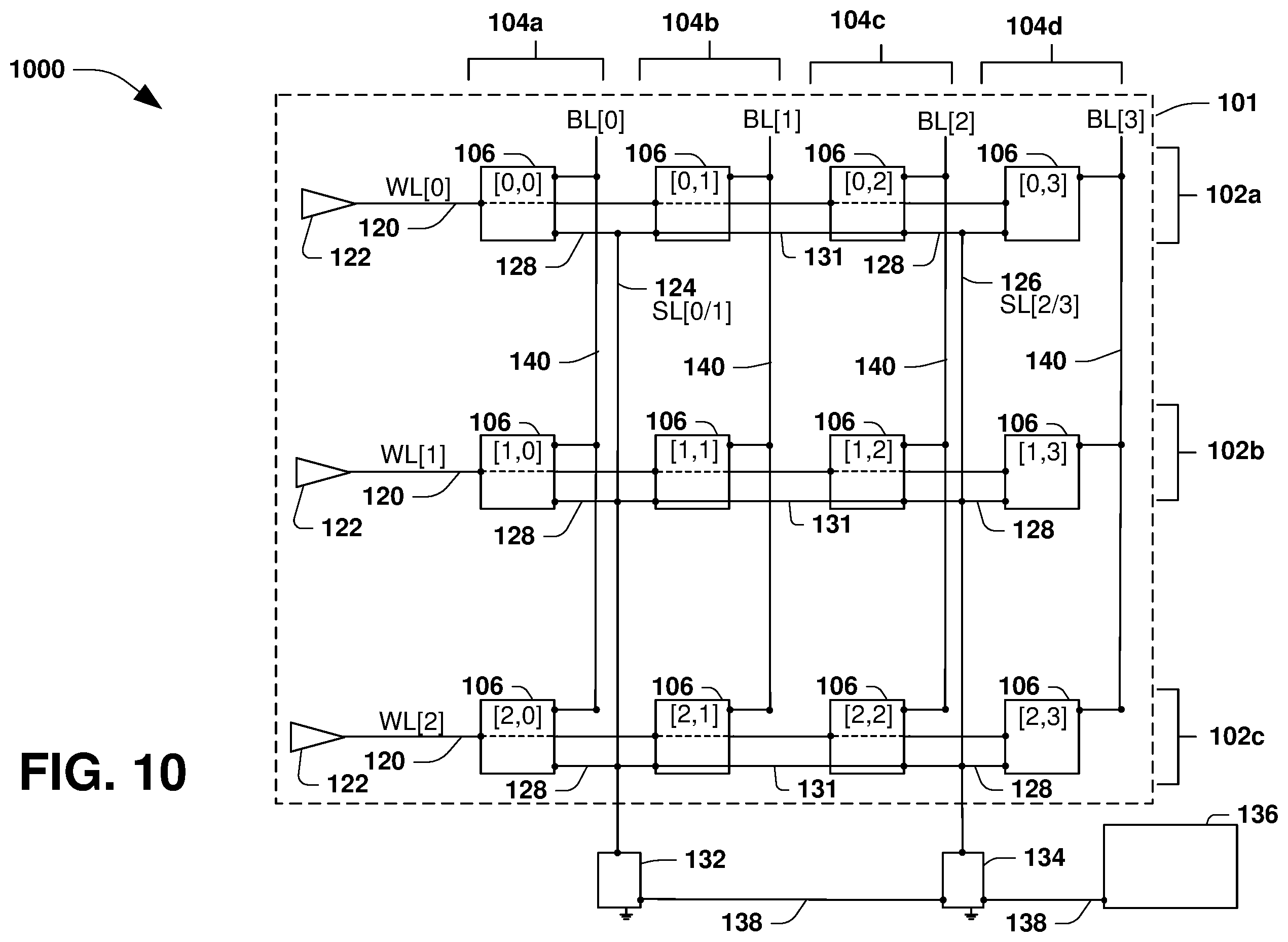 Patent US12367932 Figure 9 – Memory device in which latch is coupled to source line and method of operation