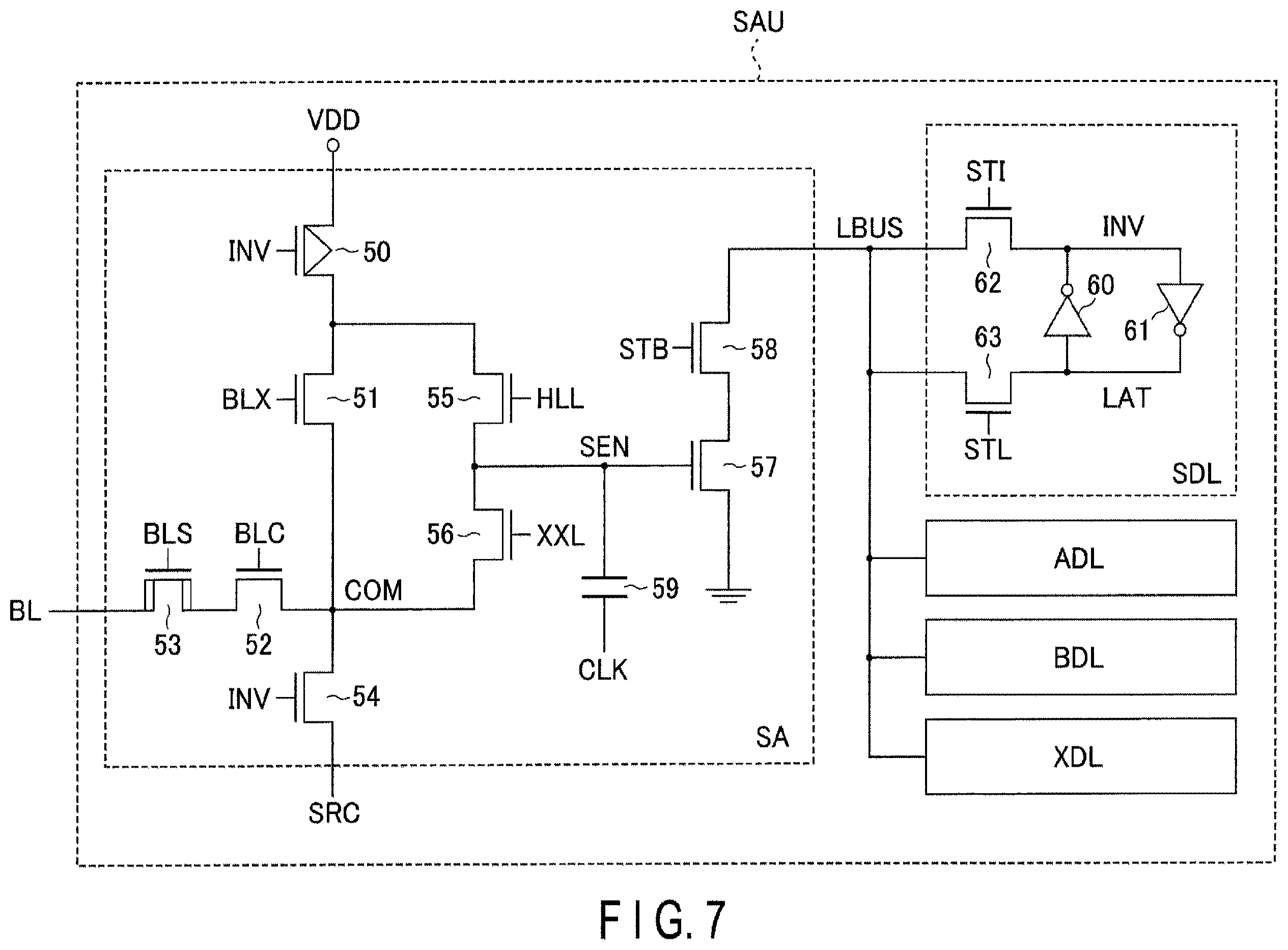 Patent US12367938 Figure 7 – Semiconductor memory with different threshold voltages of memory cells