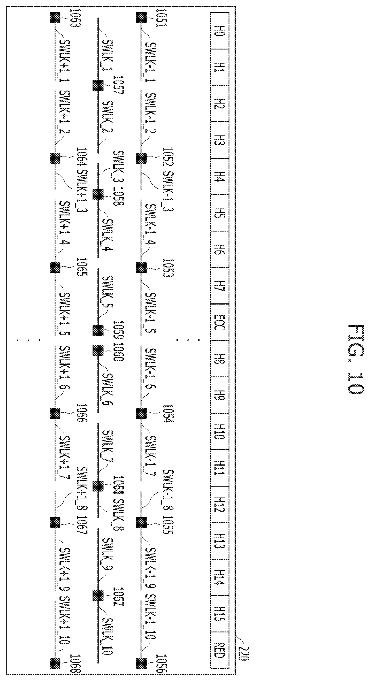 Patent US12367945 Figure 13 – Memory and memory system with both long and short sub word lines connected to same row
