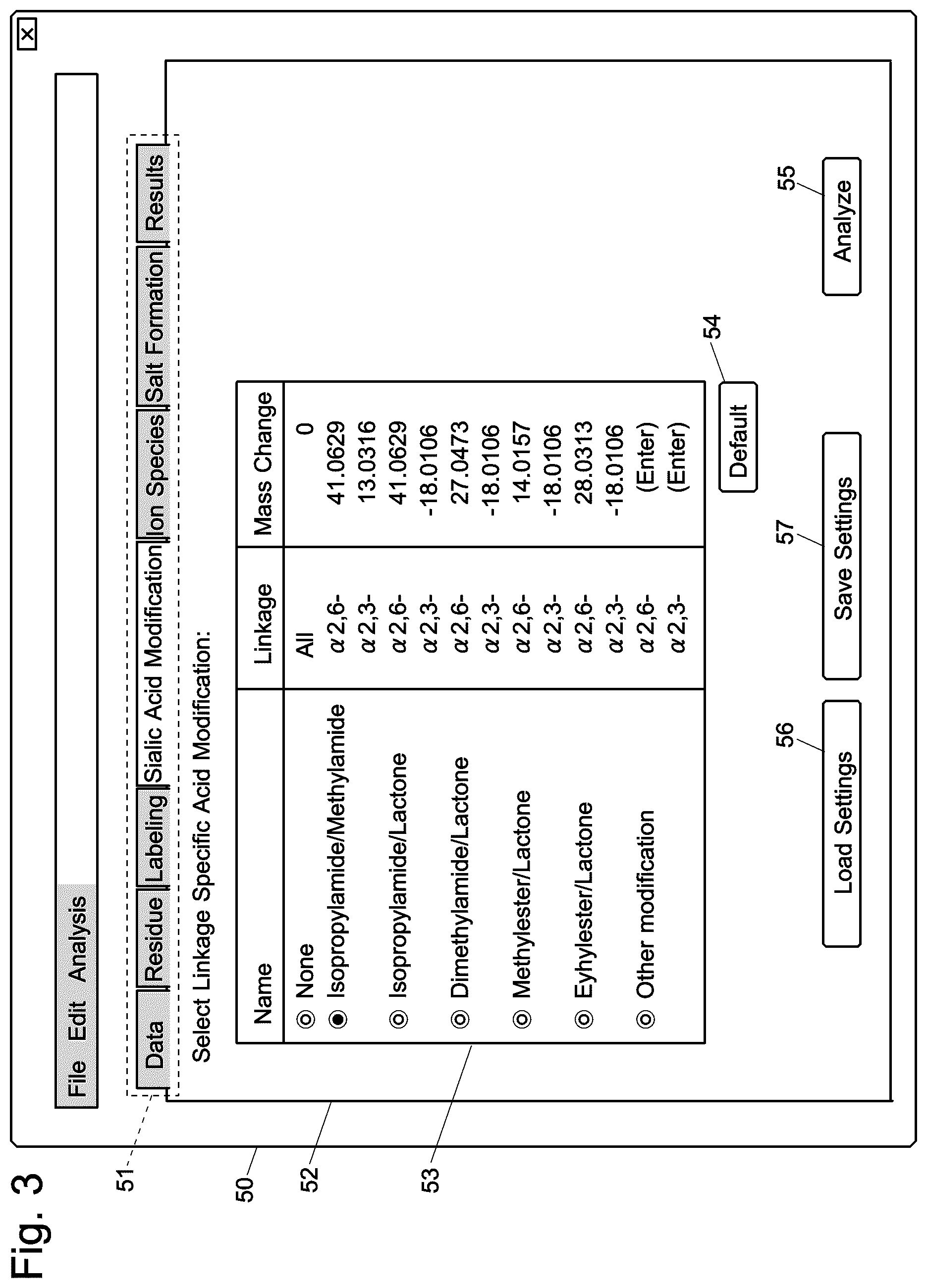 Patent US12367950 Figure 3 – Glycan structure analyzer and glycan structure analysis program