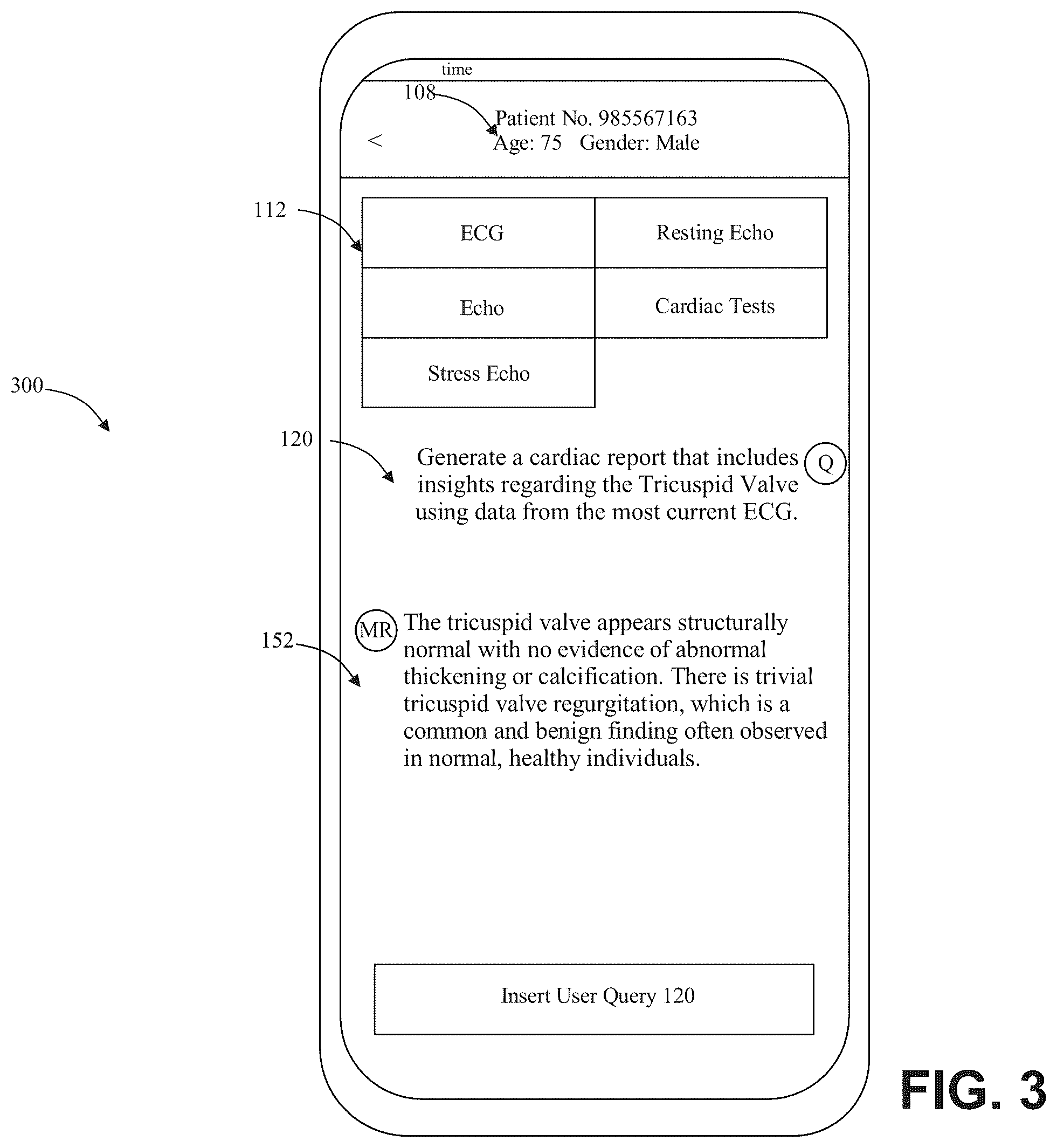 Patent US12367953 Figure 5 – Apparatus and a method for the generation of a medical report