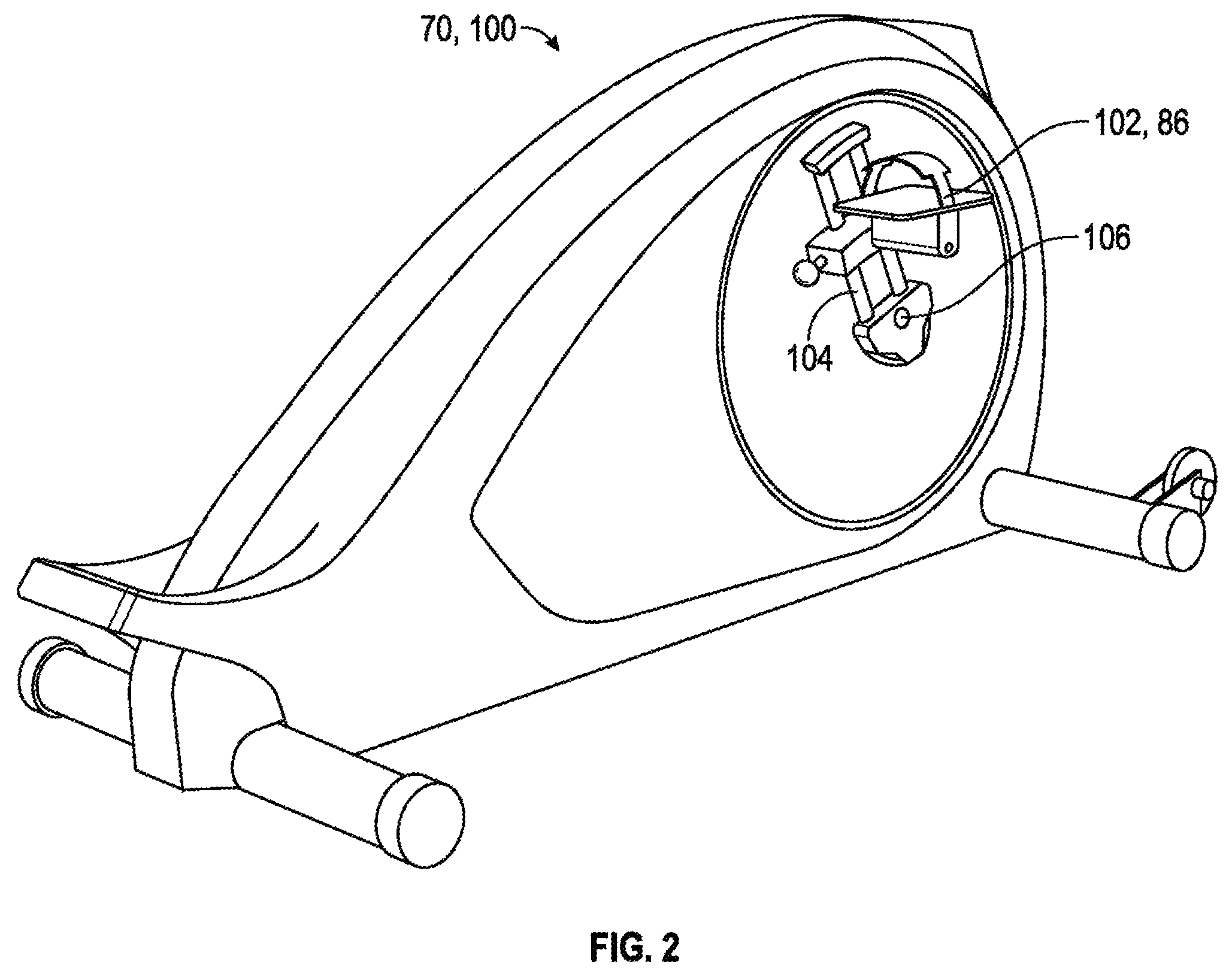 Patent US12367960 Figure 2 – System and method for using AI ML and telemedicine to perform bariatric rehabilitation via an electromechanical machine