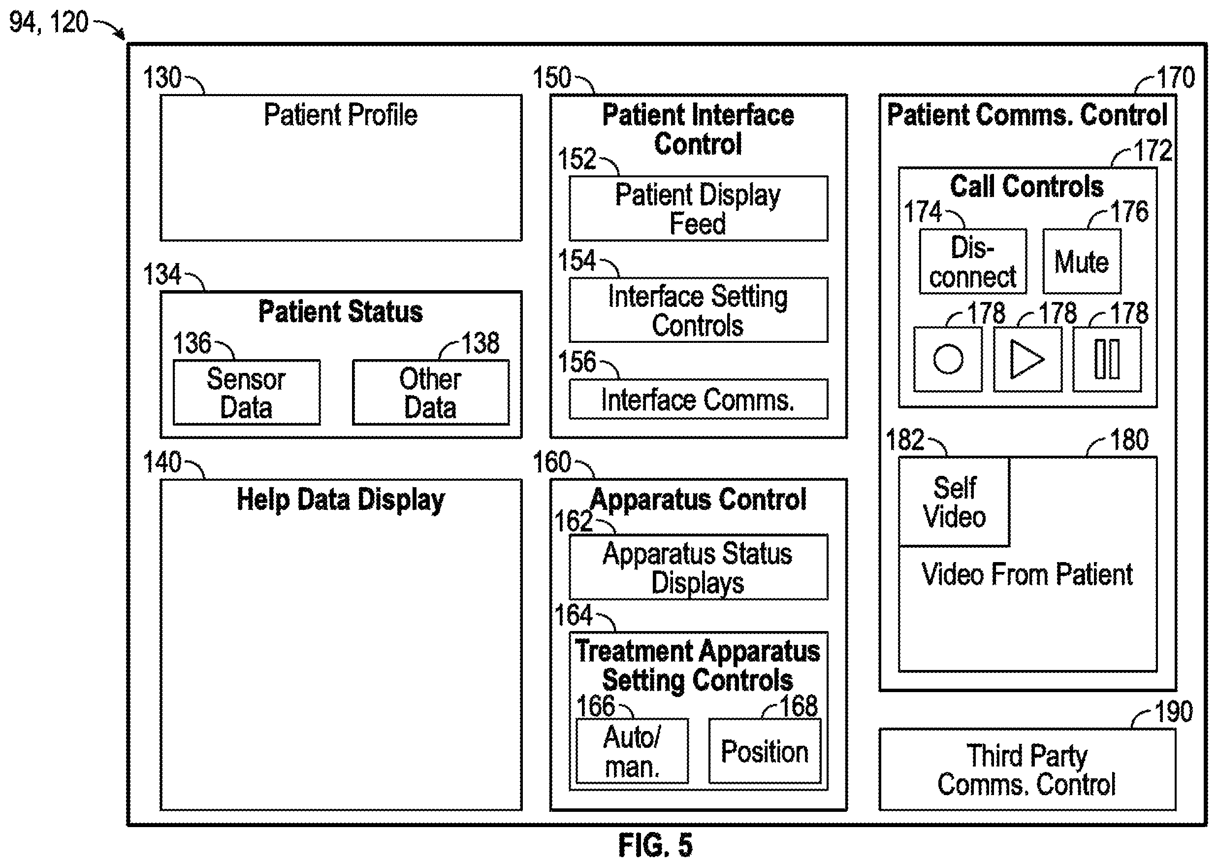 Patent US12367960 Figure 5 – System and method for using AI ML and telemedicine to perform bariatric rehabilitation via an electromechanical machine