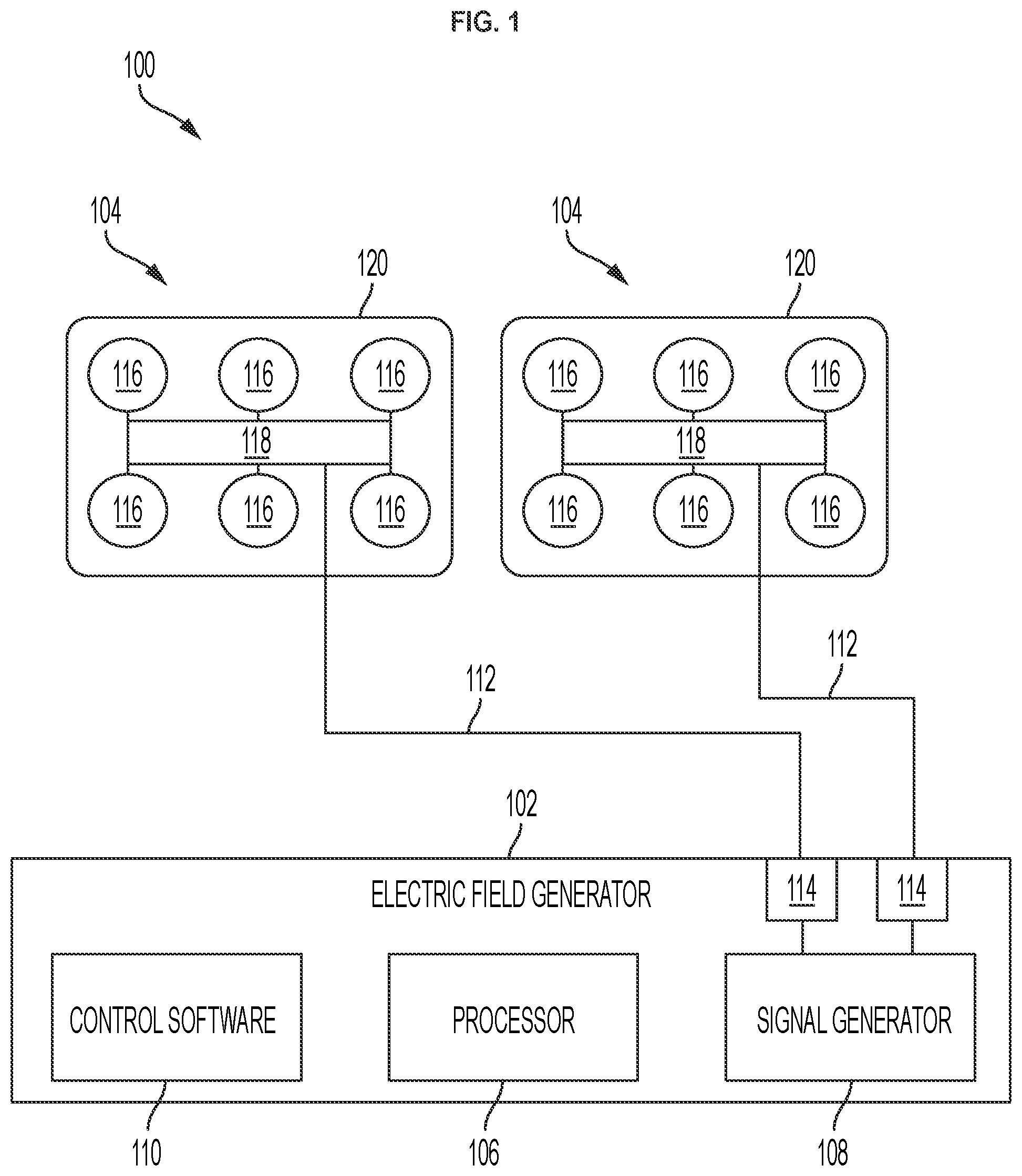 Patent US12367961 Figure 1 – Methods, systems, and apparatuses for fast approximation of electric field distribution